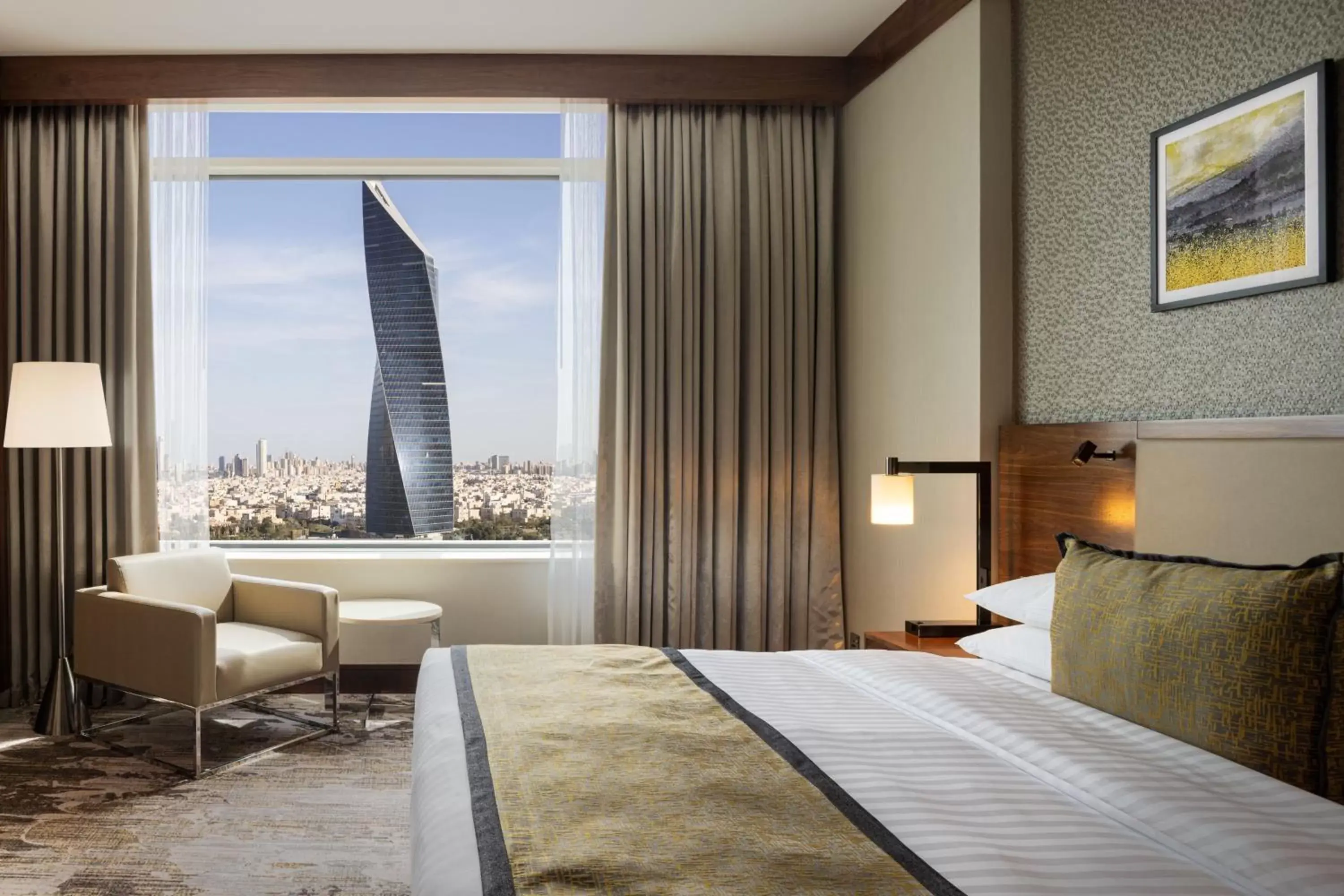 Bedroom, Bed in Marriott Executive Apartments Kuwait City