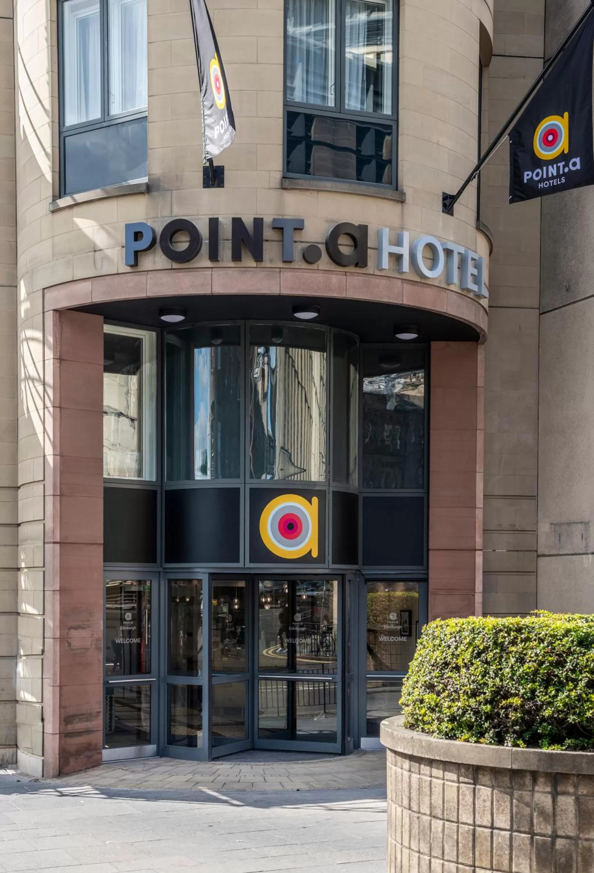 Property building in Point A Hotel Edinburgh Haymarket