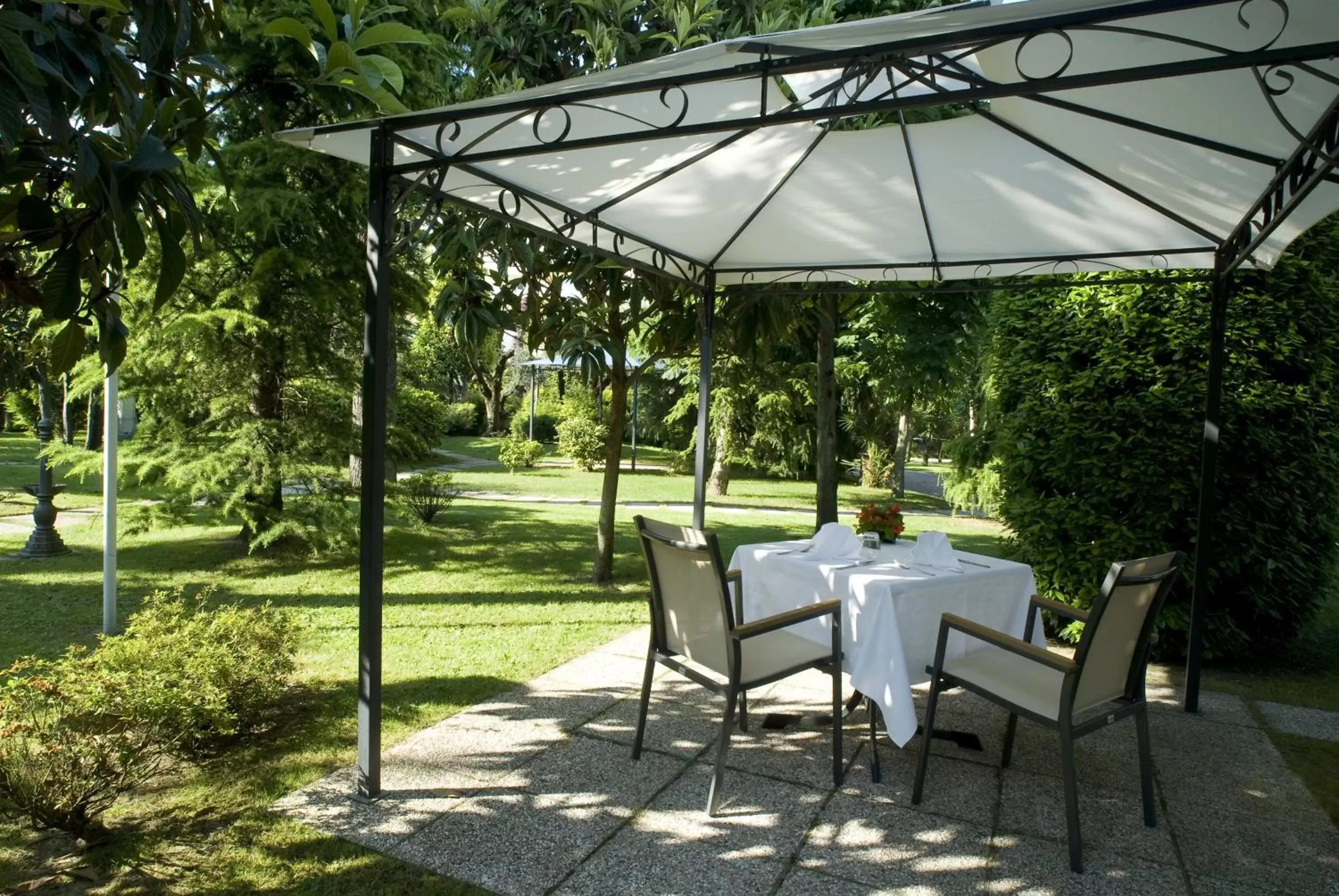 Patio in Abano Grand Hotel