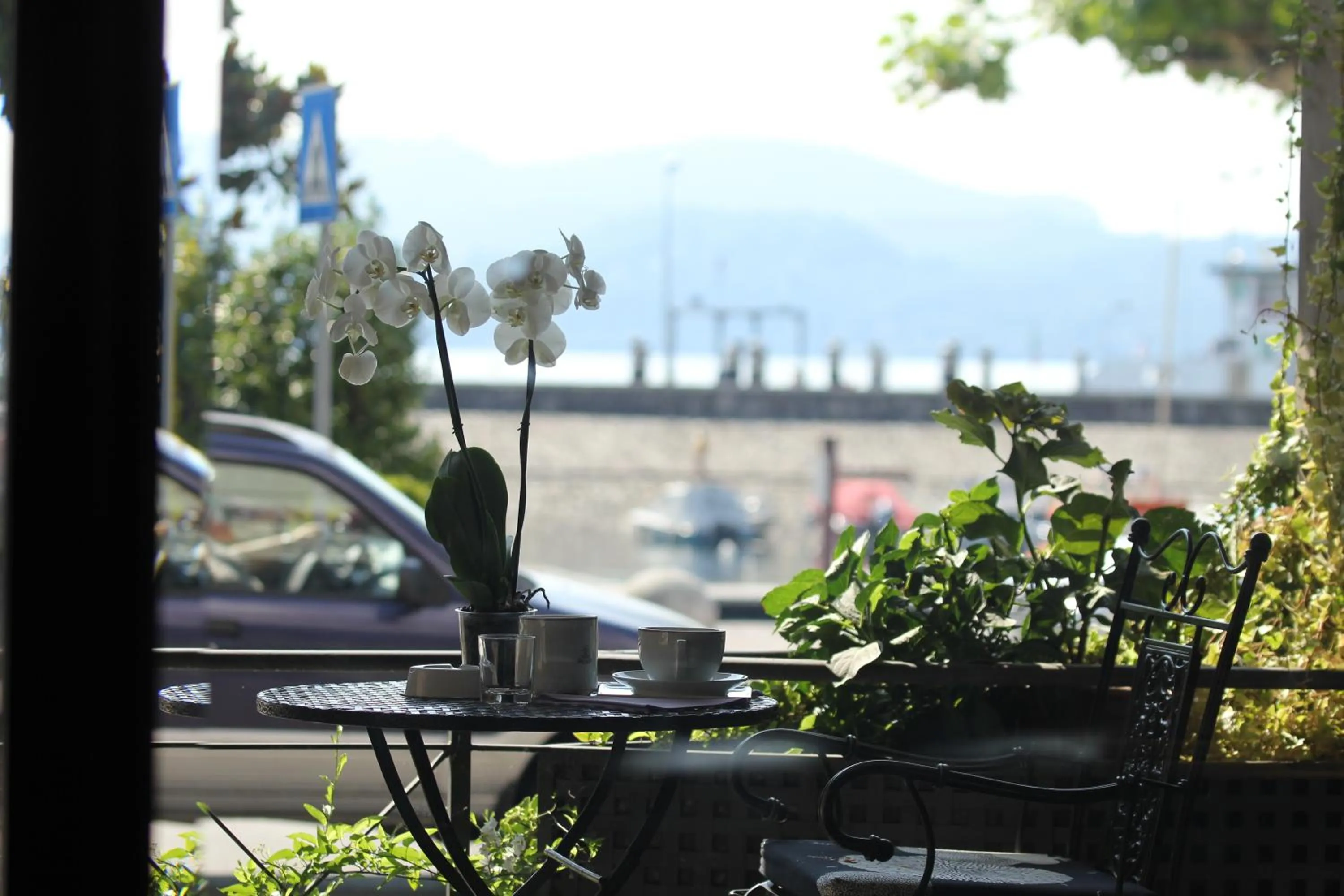 Patio in Hotel Ancora