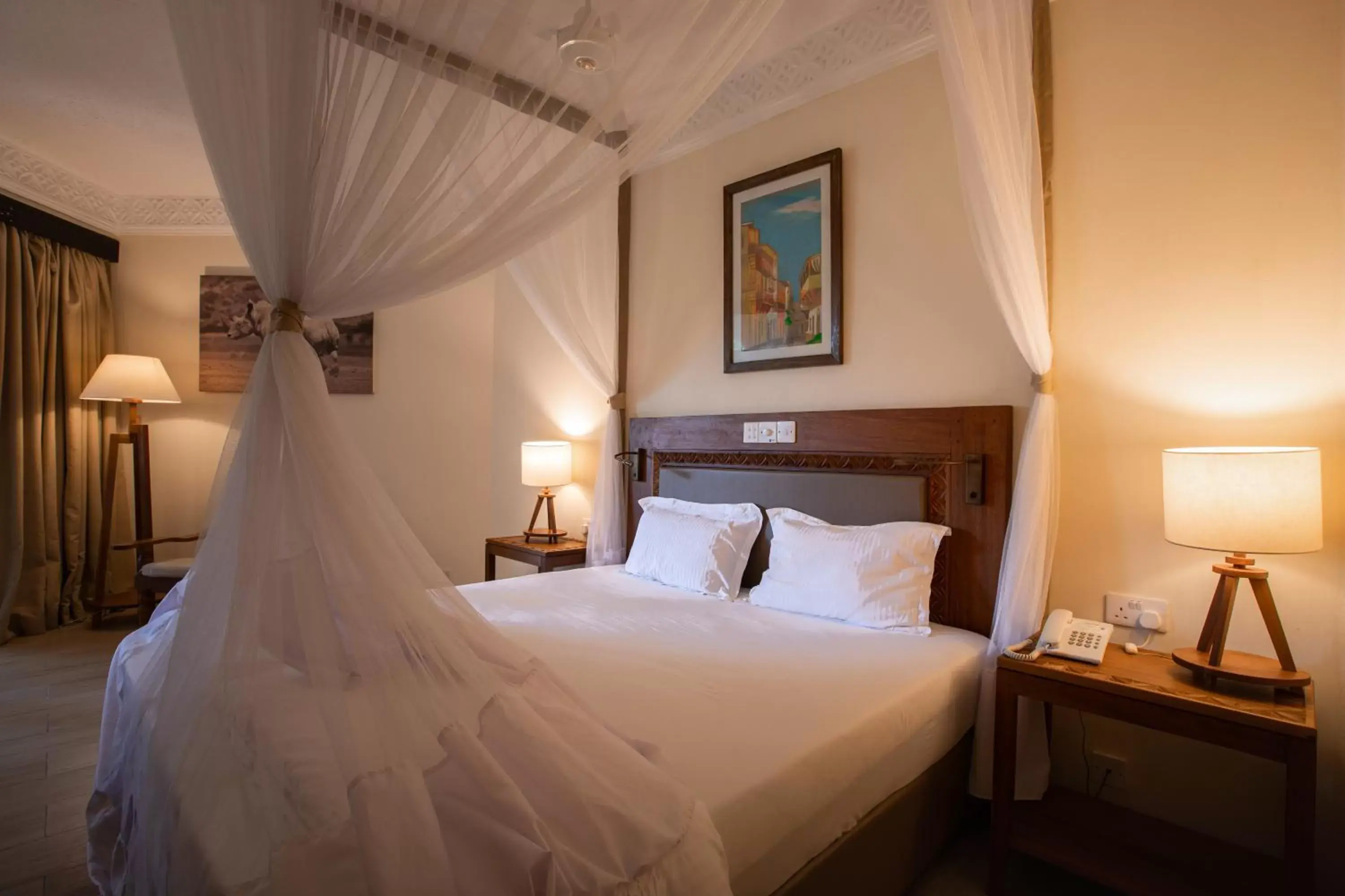 Bed in Severin Sea Lodge Bed in Severin Sea Lodge