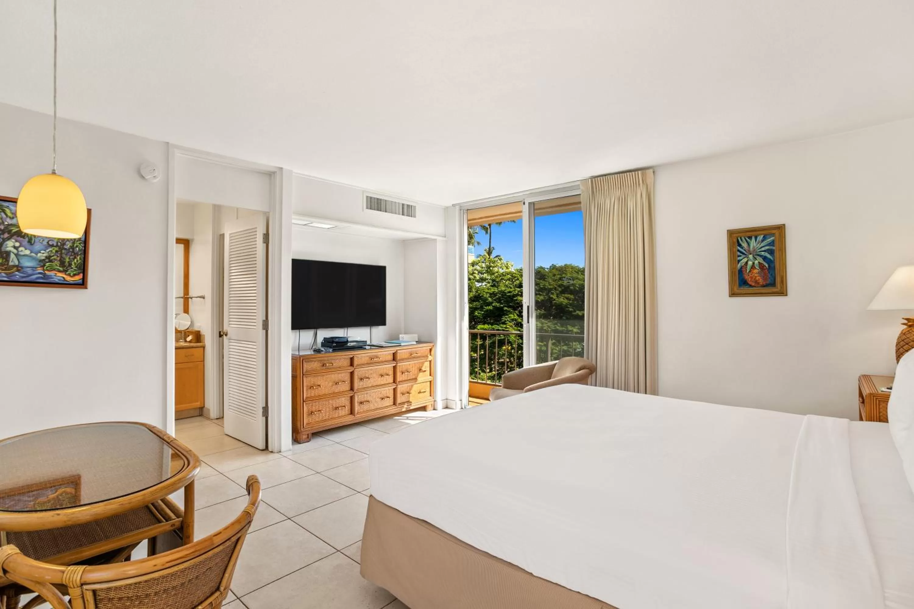 Bed in Aston Maui Kaanapali Villas