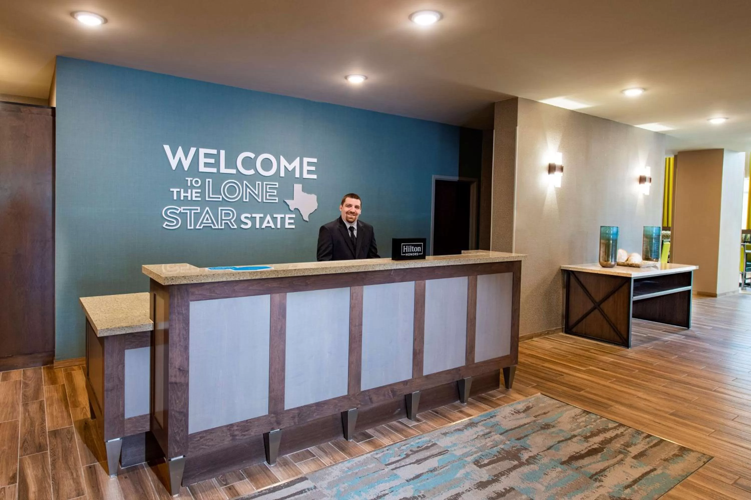 Lobby or reception in Hampton Inn & Suites Keller Town Center