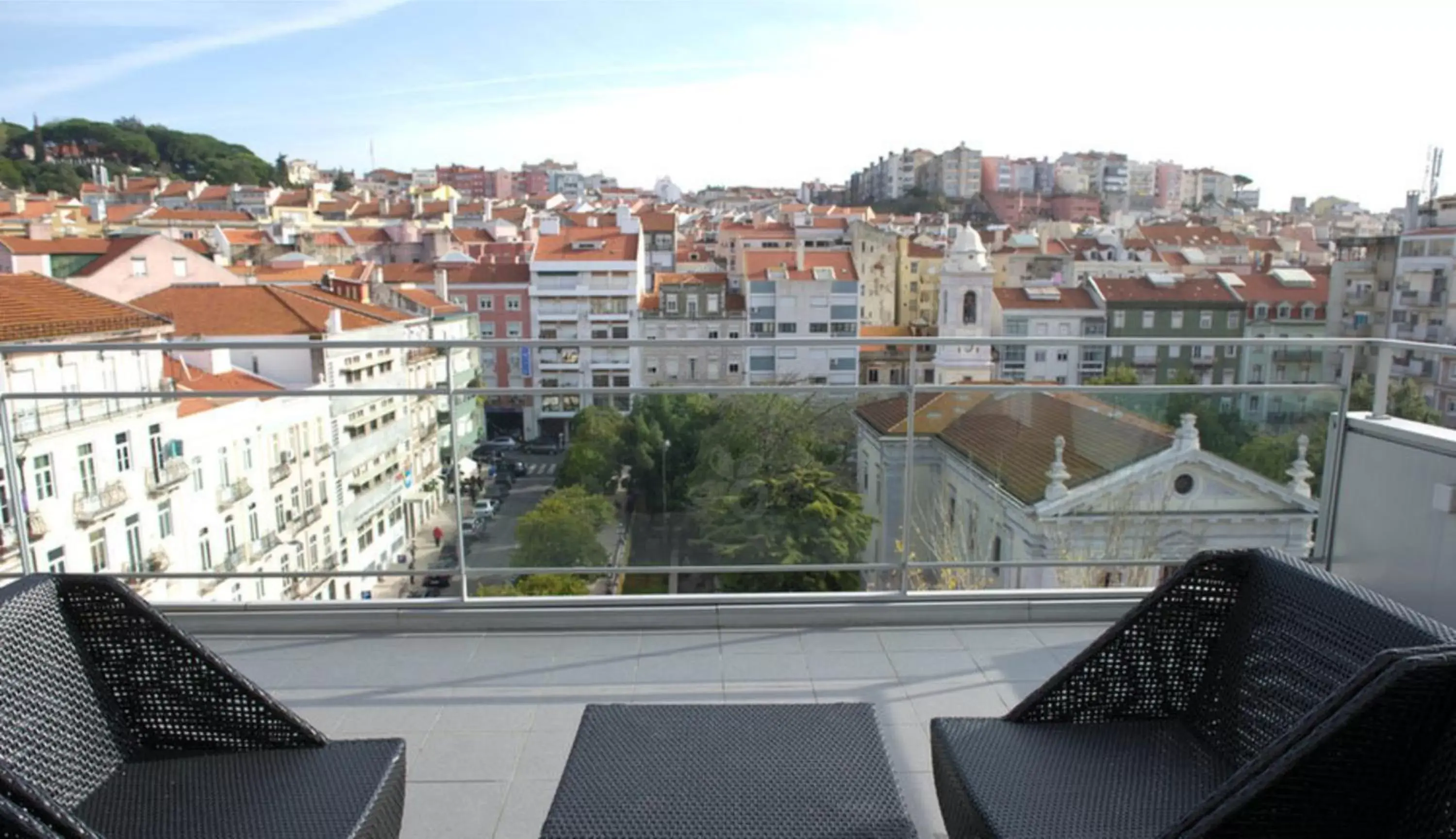Balcony/Terrace in Lisbon City Hotel by City Hotels