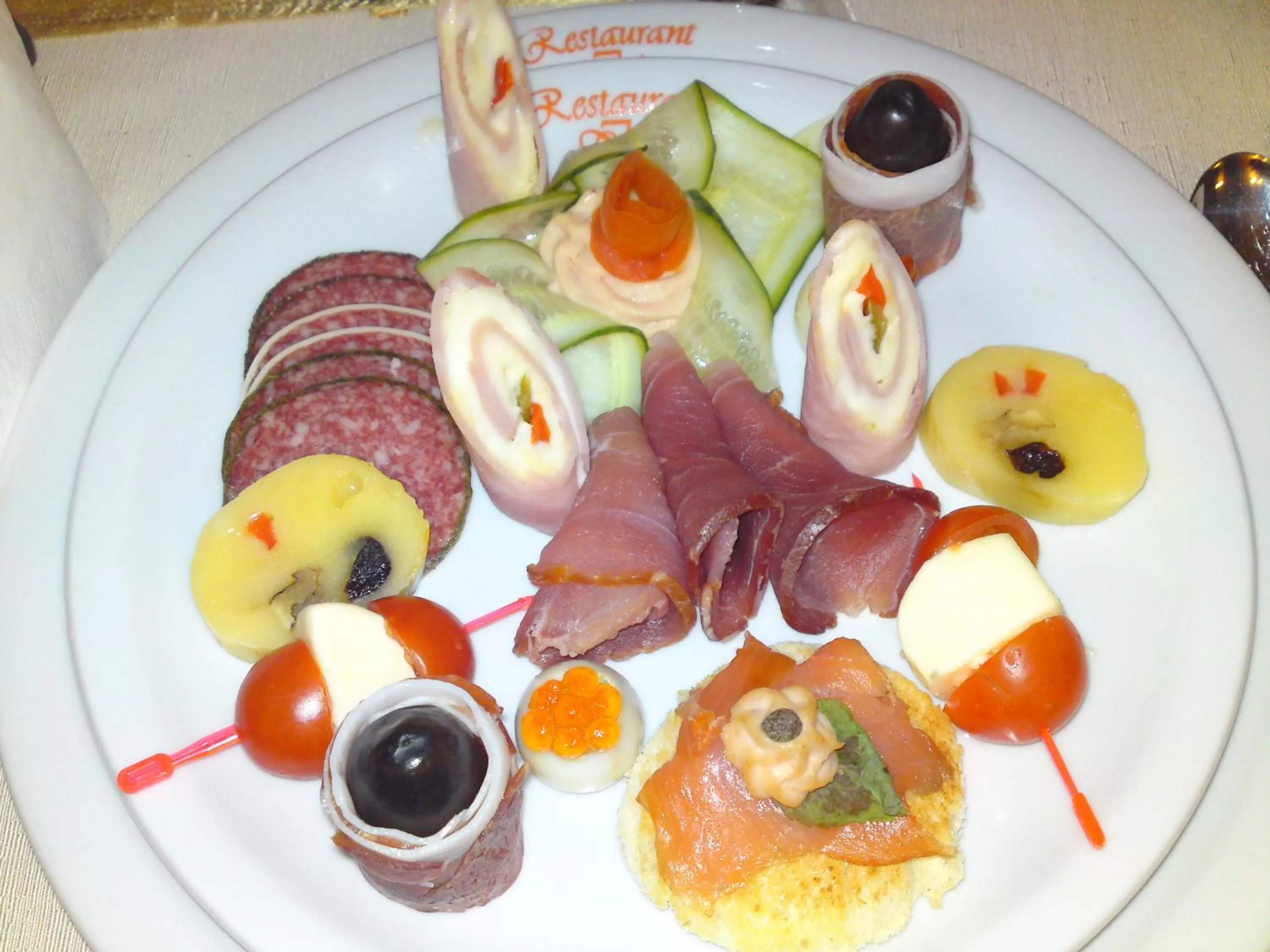 Food close-up in Hotel Iris