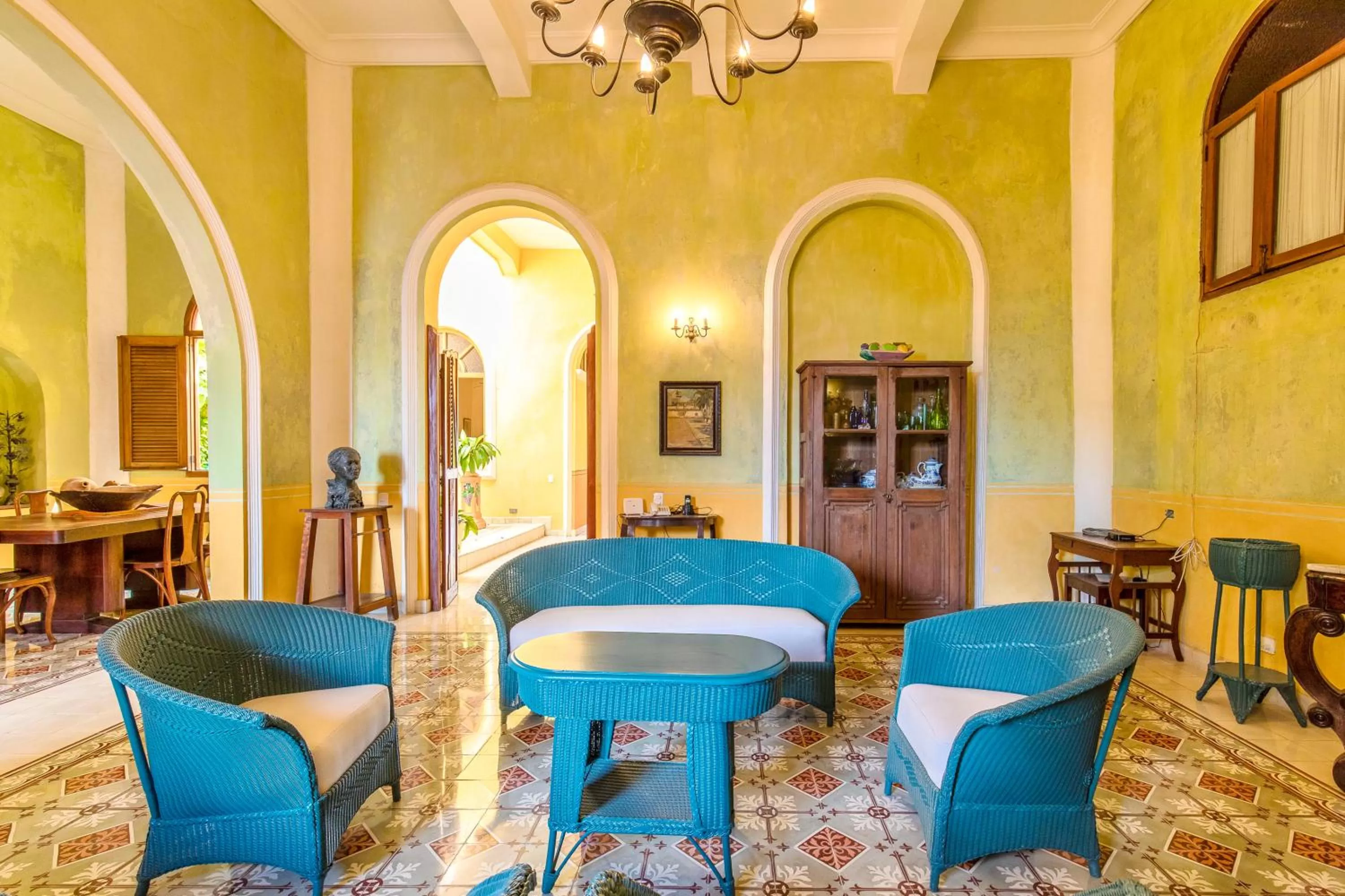 Living room in Casa Morales Getsemaní