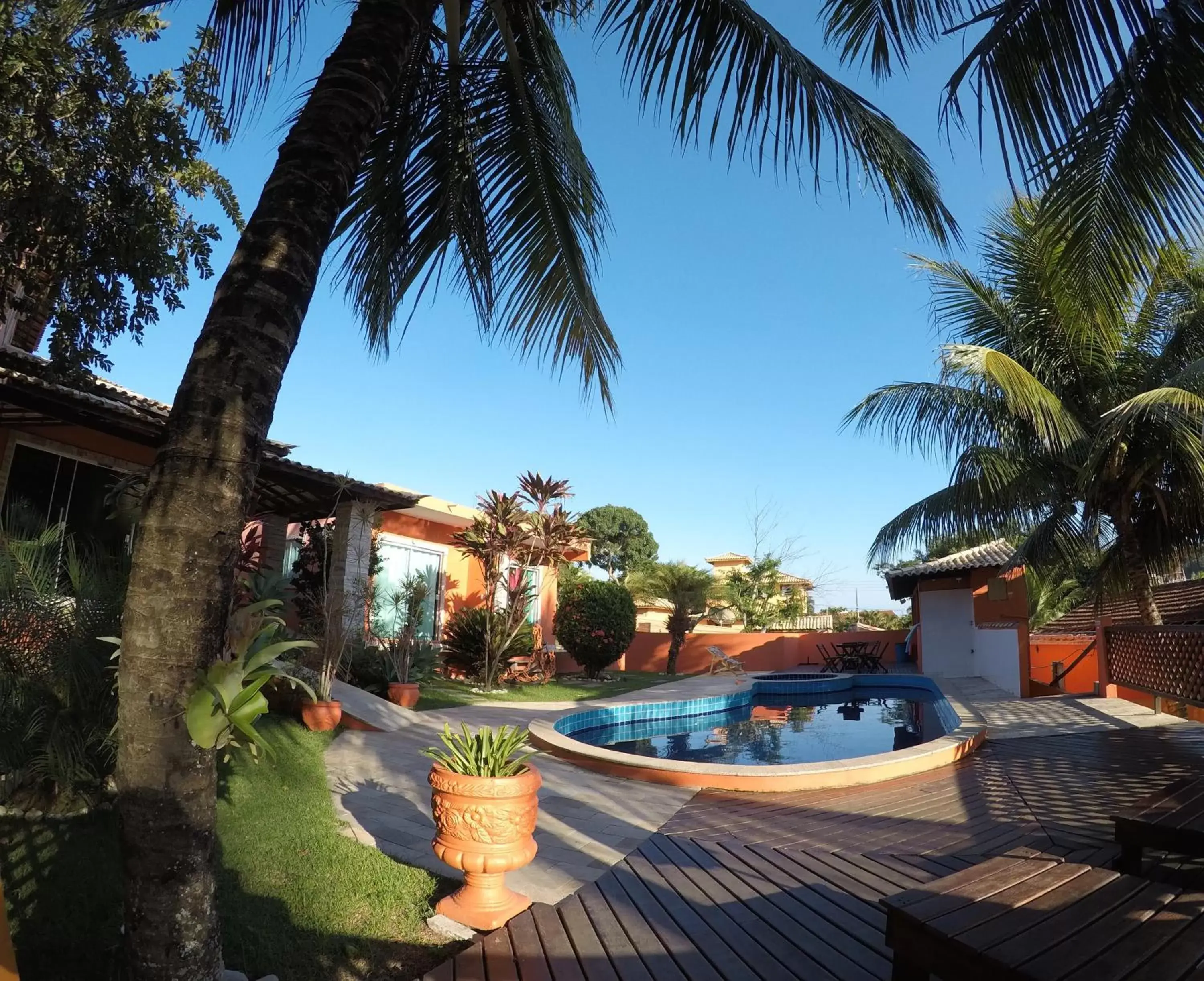 Garden, Swimming Pool in Pousada Destino Búzios