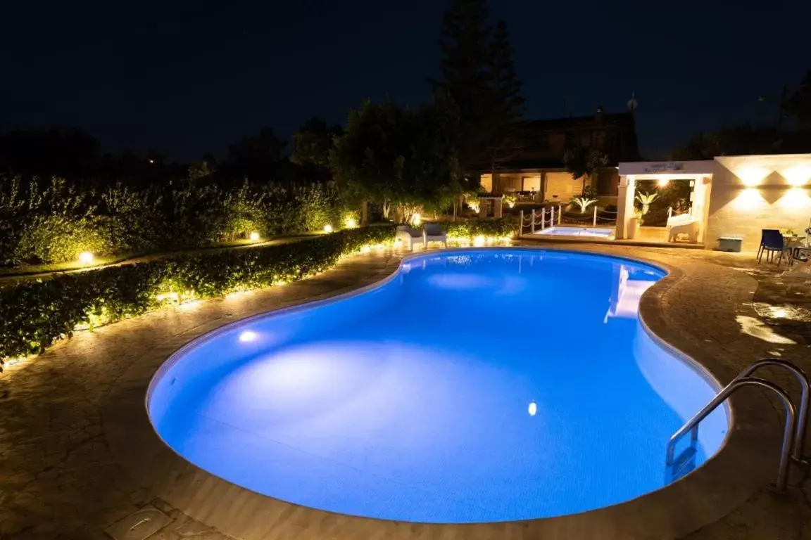 Night, Swimming Pool in AgriFamily Village