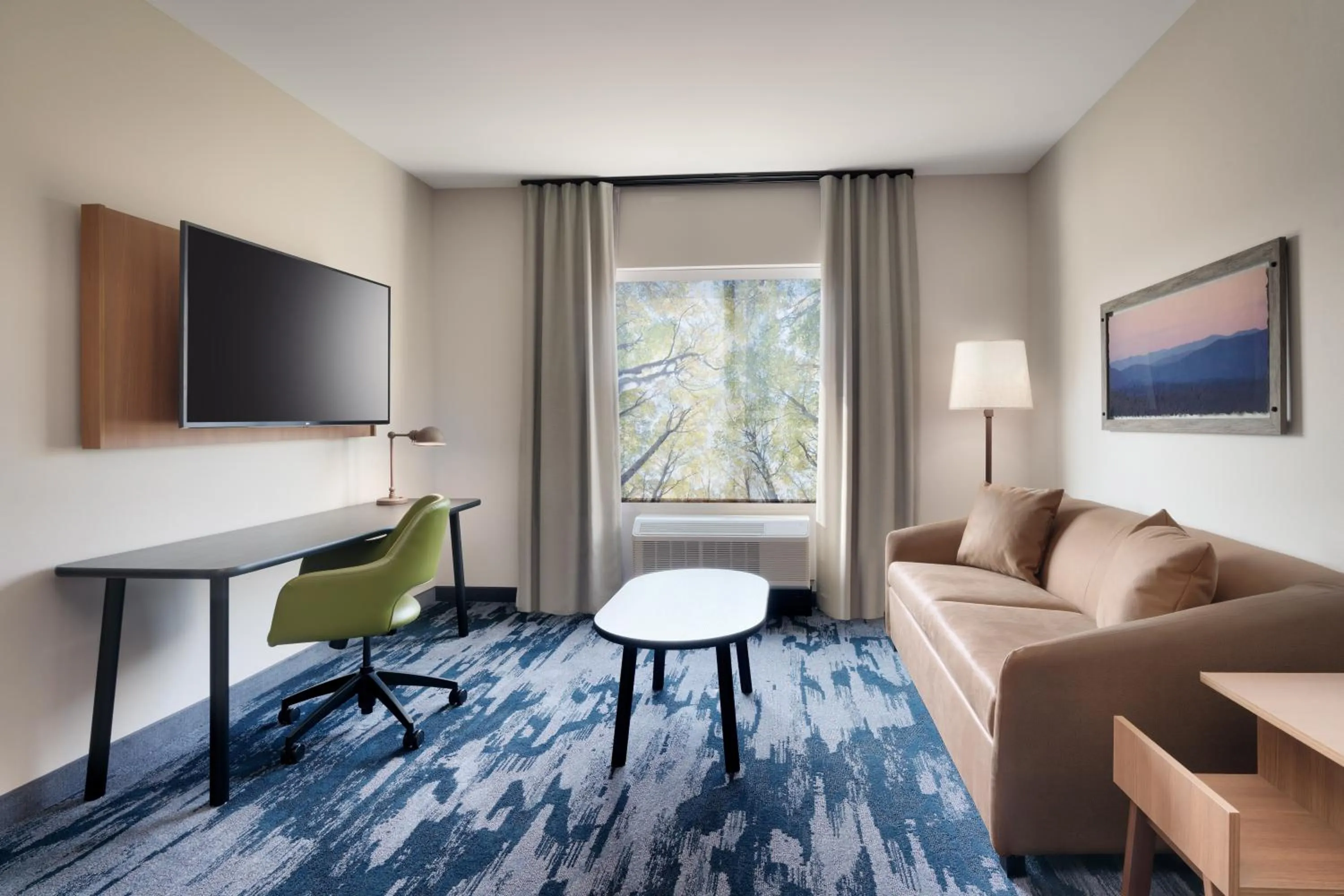 TV and multimedia in Fairfield by Marriott Inn & Suites Salt Lake City Cottonwood