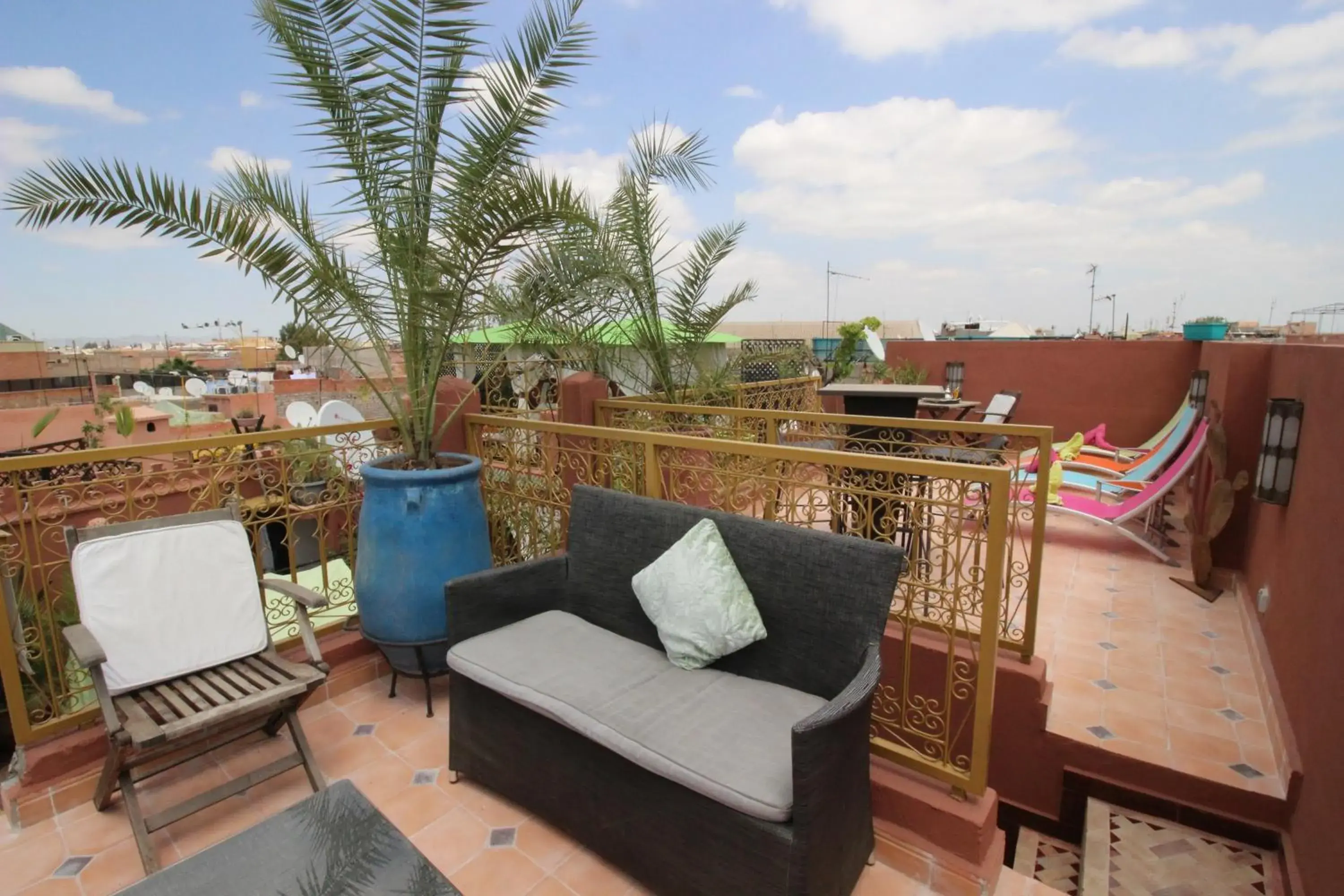 Balcony/Terrace in Riad Eloise