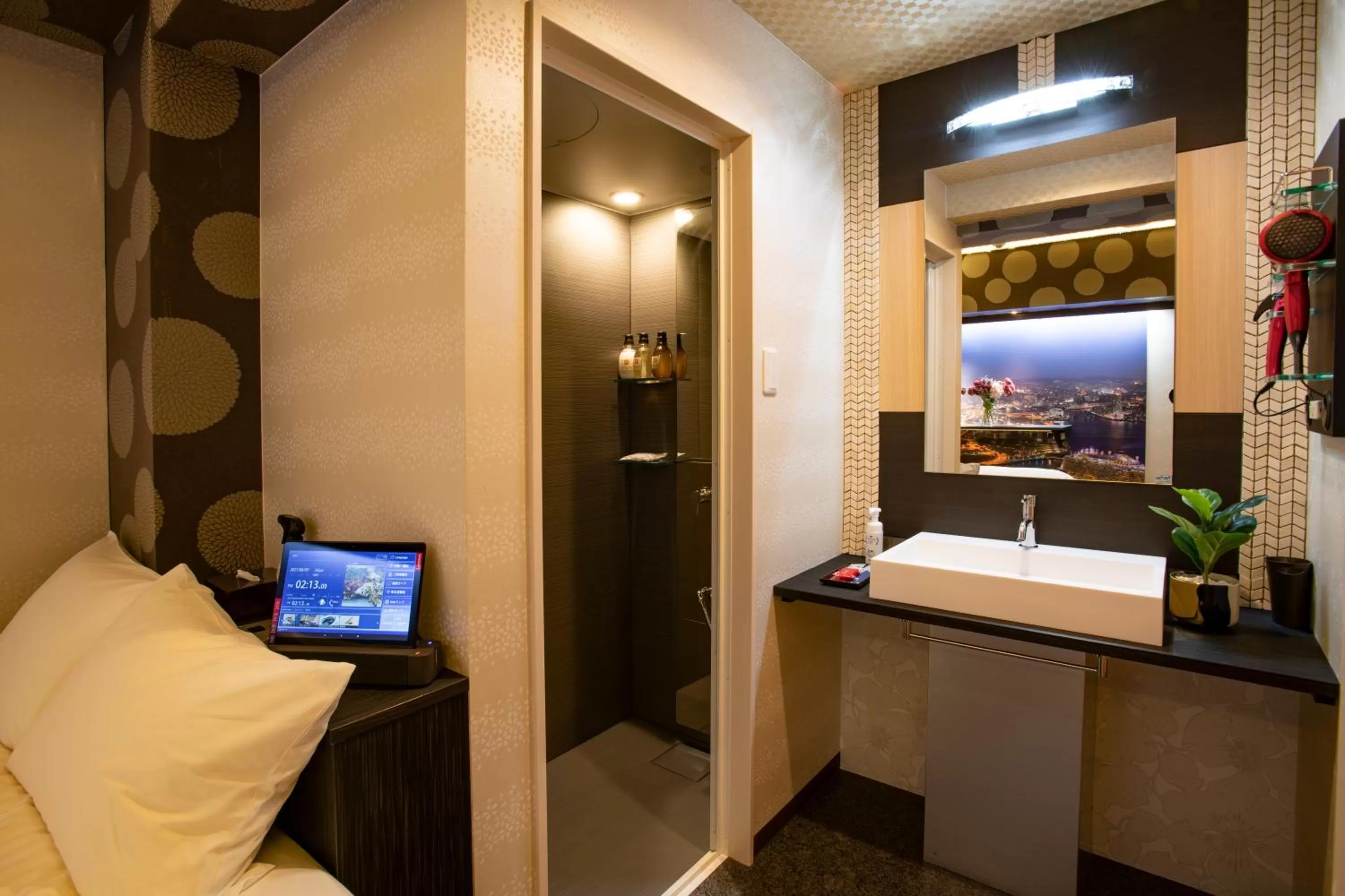 Bathroom in Hotel Xcell Hiroshima Nagarekawa