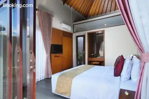 Bed in The Canggu Boutique Villas and Spa