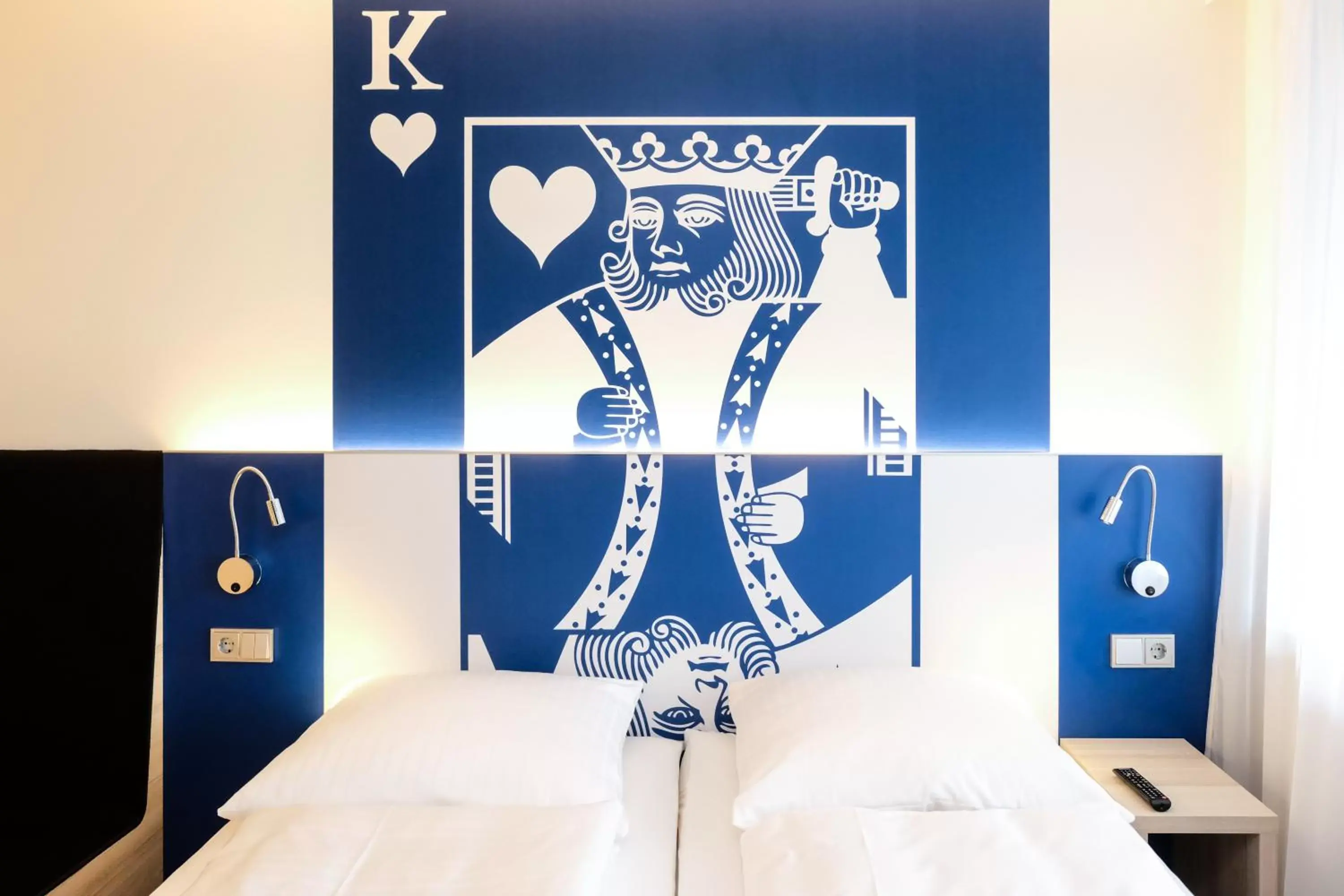 Bed in Aparthotel Paderborn Bed in Aparthotel Paderborn