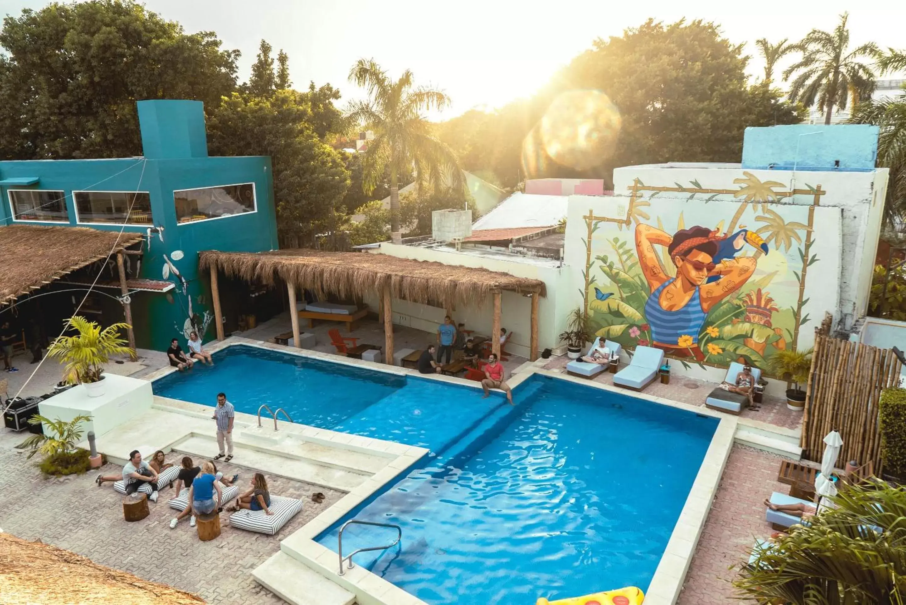 Swimming Pool in Selina Cancun Downtown