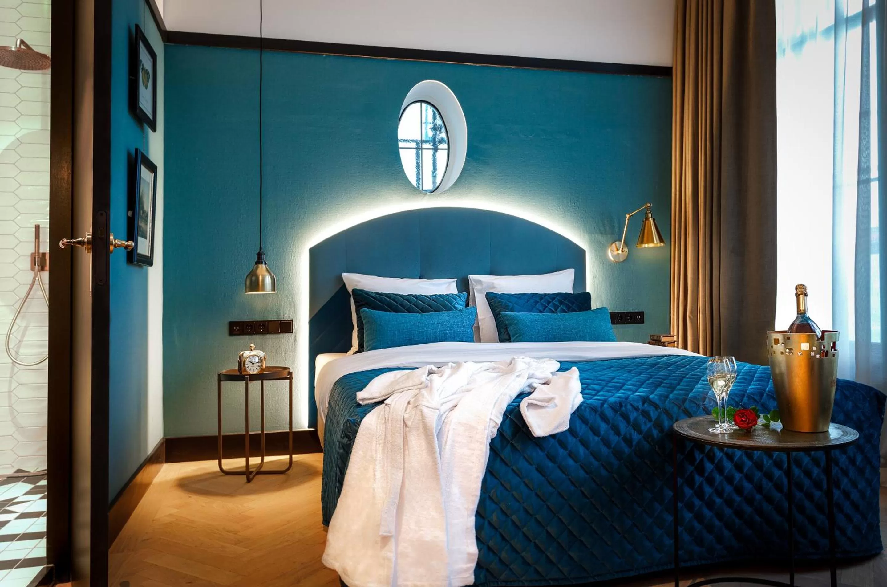 Bed in The Hendrick's Hotel