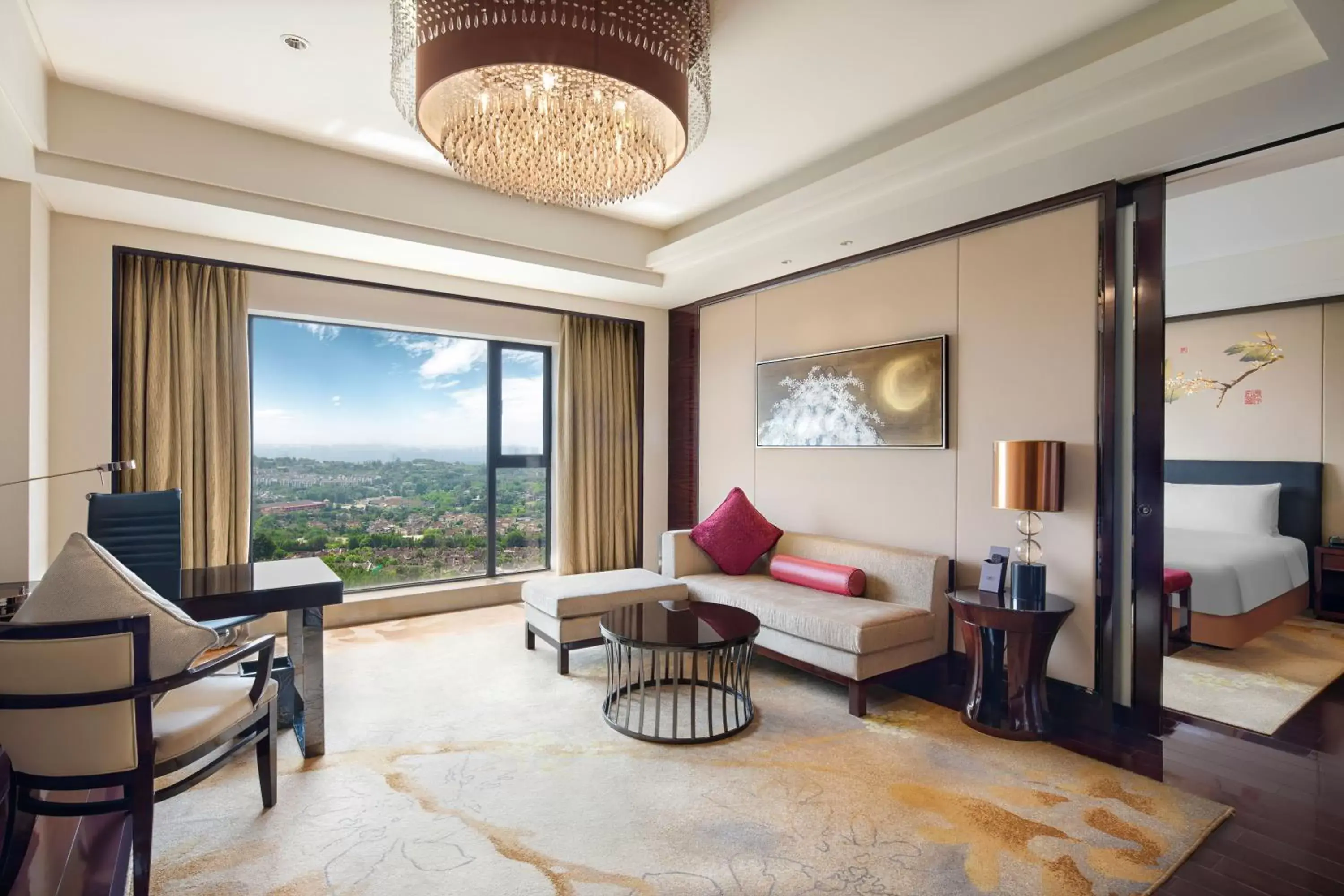 Photo of the whole room, Seating Area in Crowne Plaza Chengdu Panda Garden, an IHG Hotel