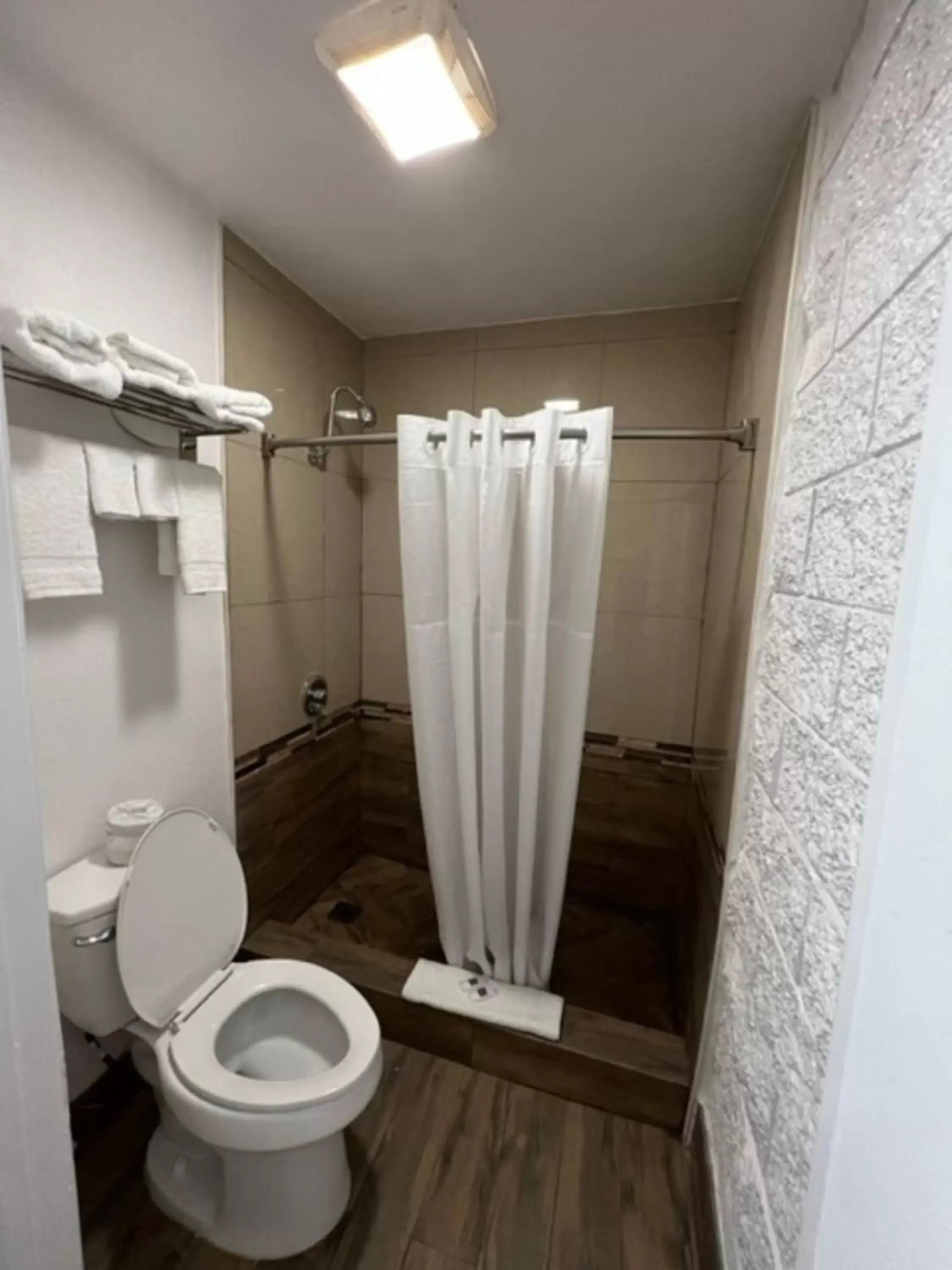 Shower, Bathroom in Motel 6-Orange, CA - Anaheim