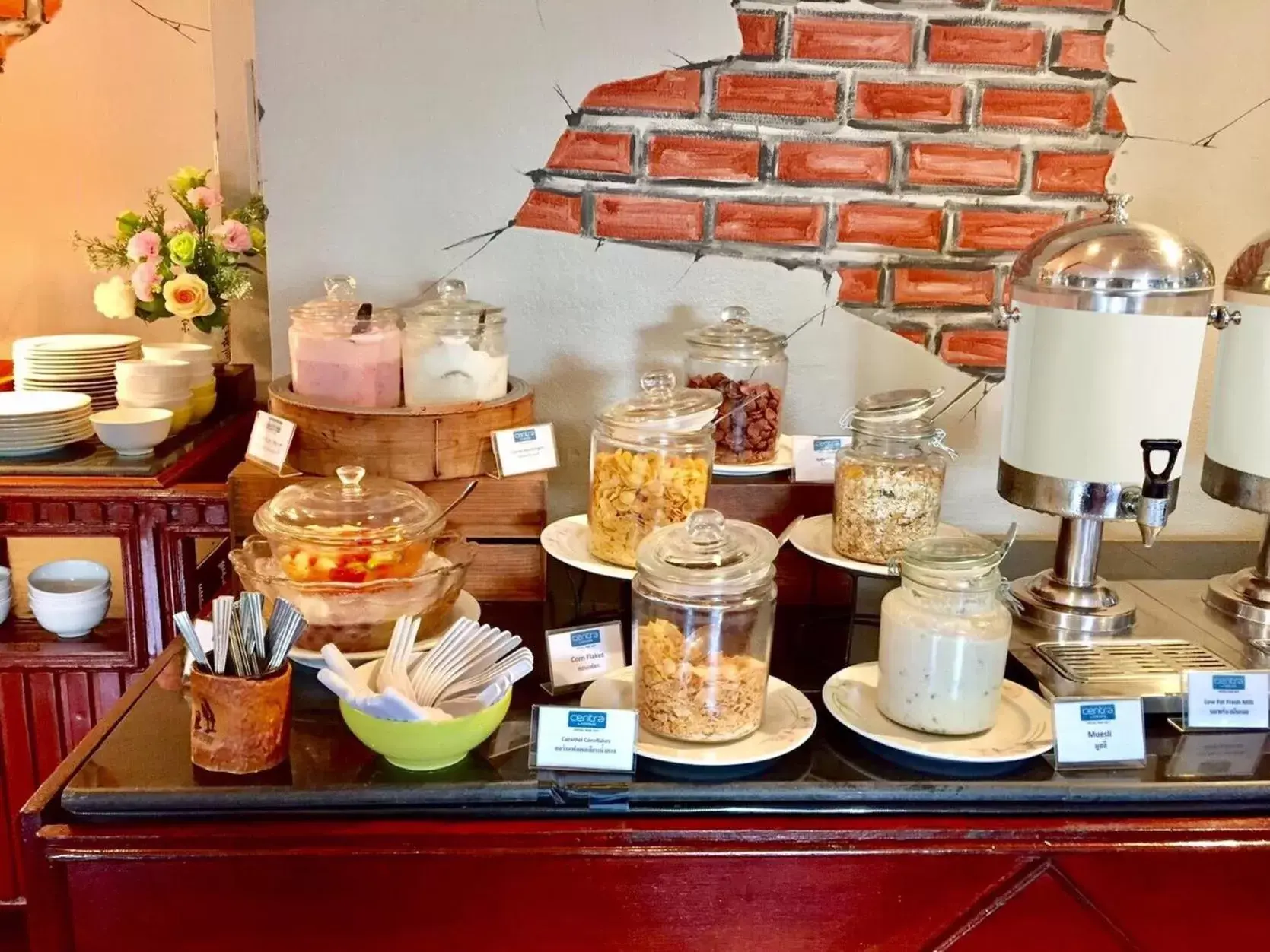 Buffet breakfast in Centara Life Hotel Mae Sot Buffet breakfast in Centara Life Hotel Mae Sot