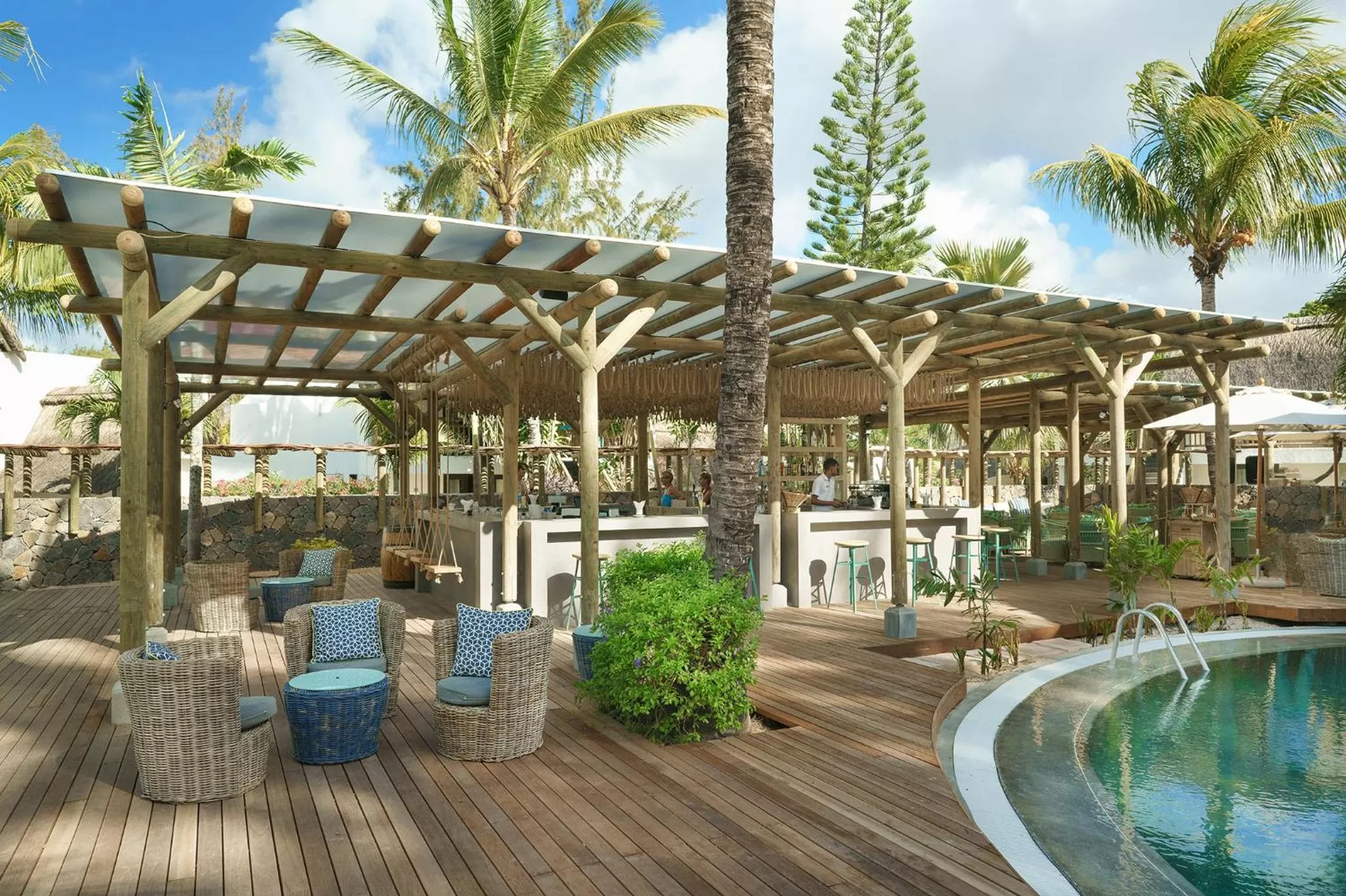 Lounge or bar in Coin de Mire Attitude