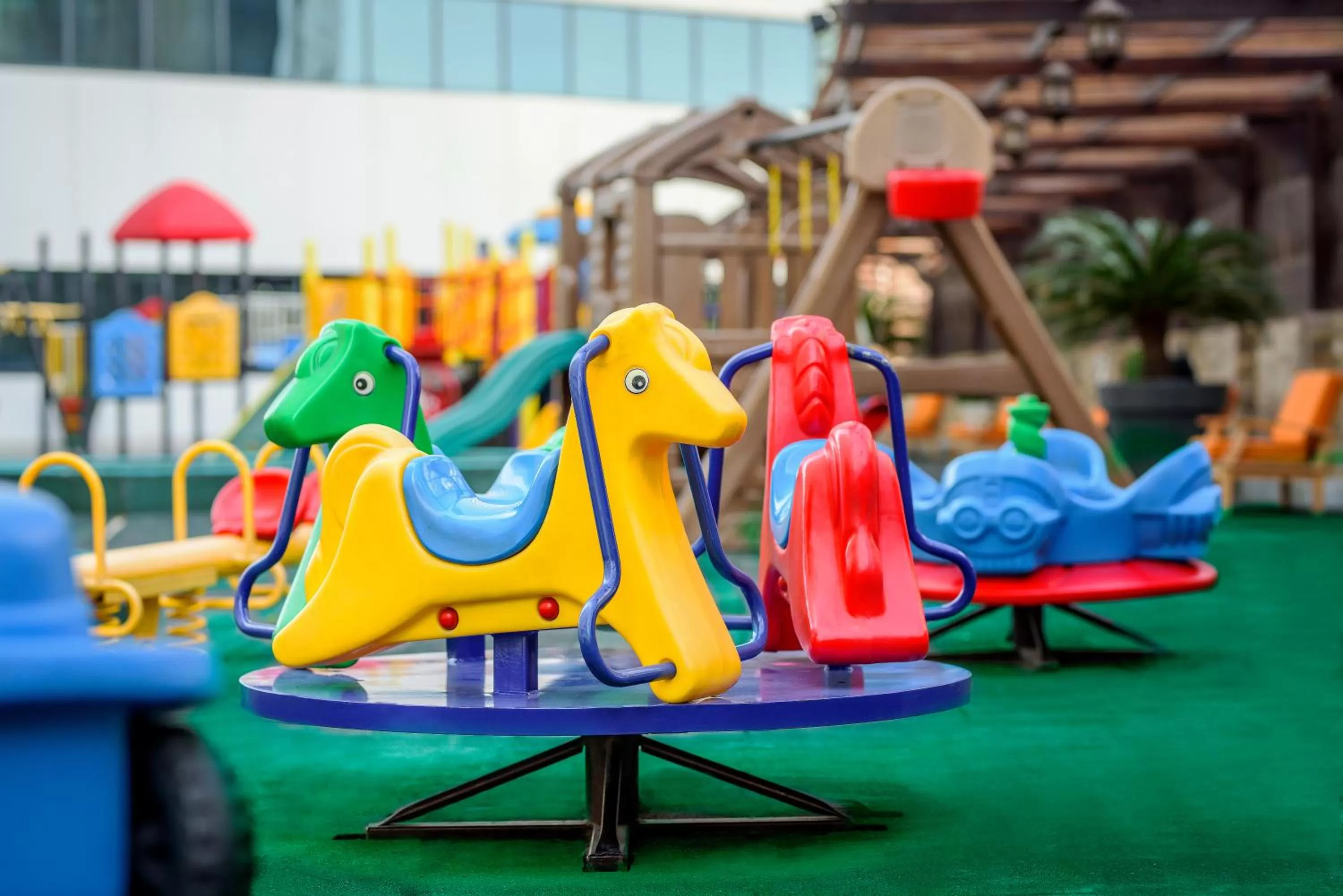 Children play ground in Ezdan Hotel West Bay