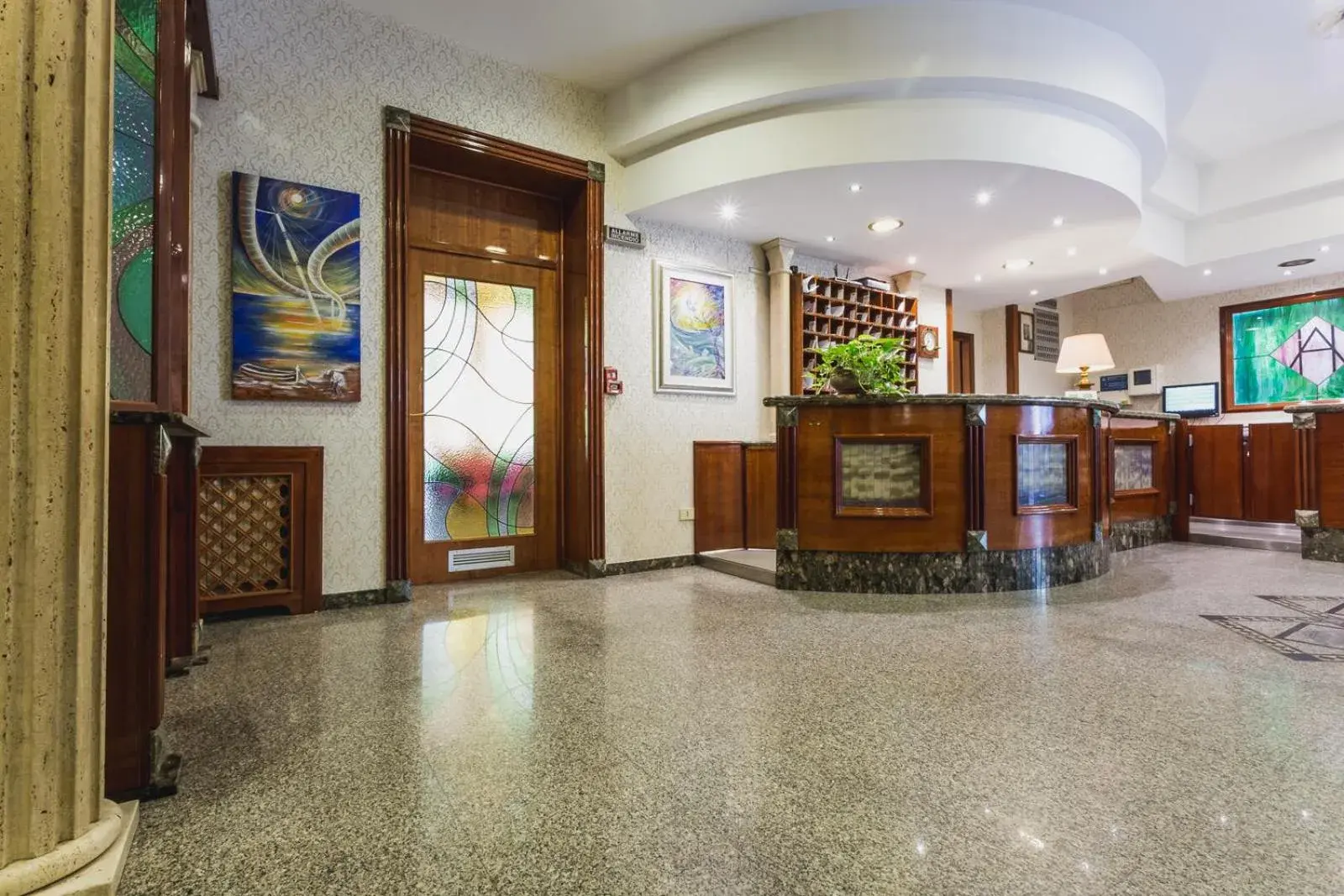 Lobby or reception in Hotel Ambra Palace