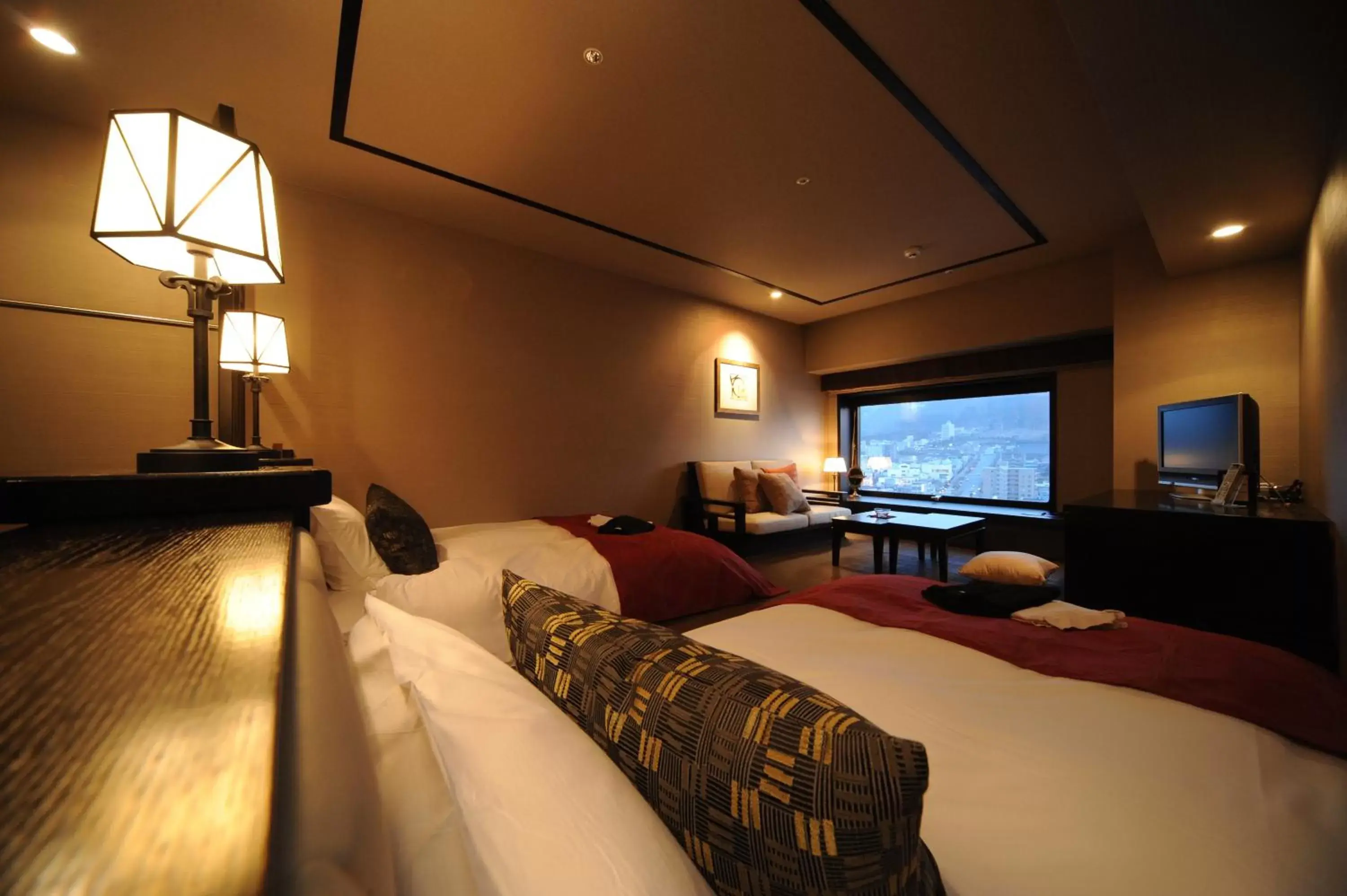 Photo of the whole room, Bed in La Vista Hakodate Bay