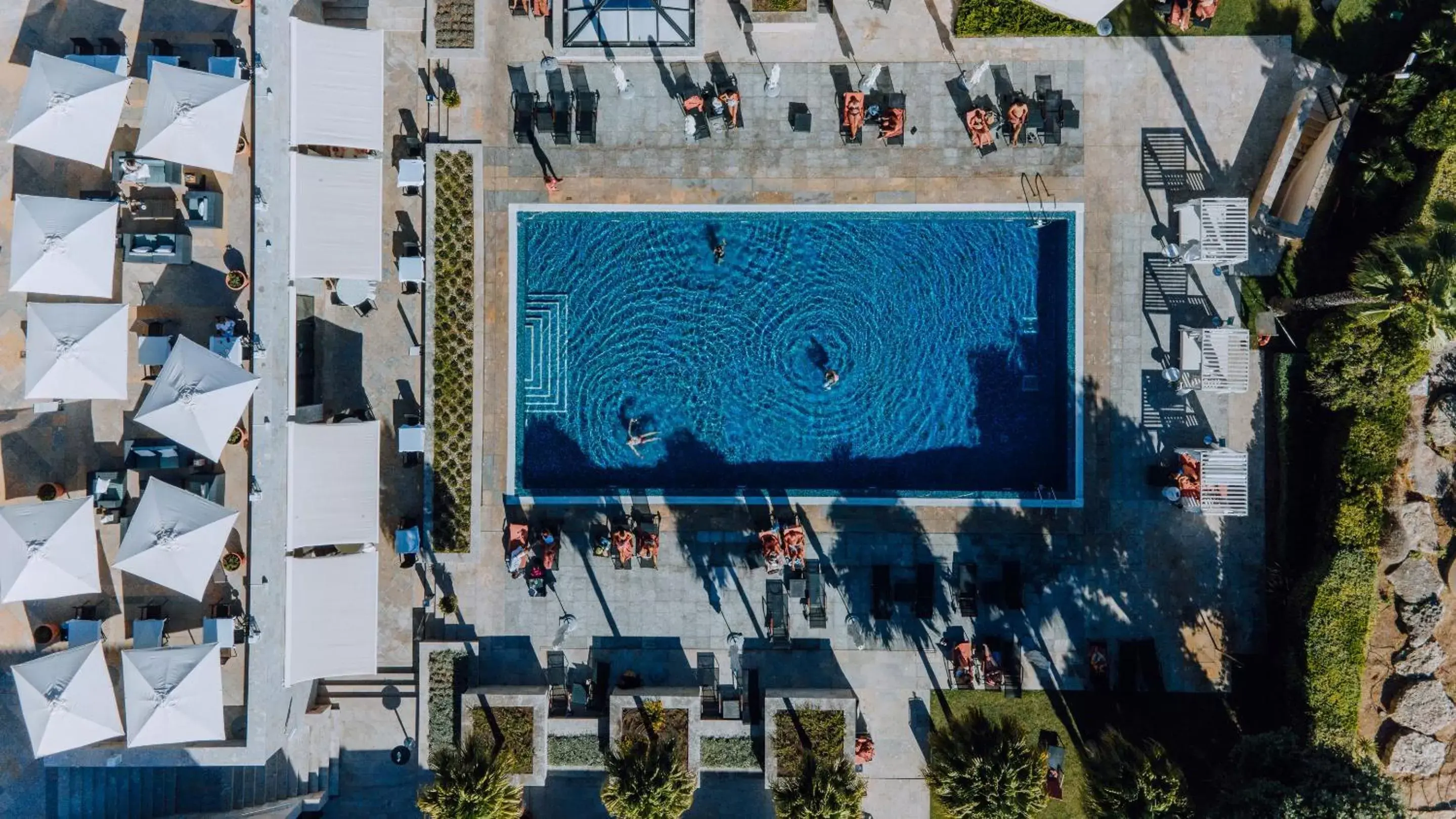 Bird's eye view, Pool View in Grande Real Villa Itália Hotel & Spa