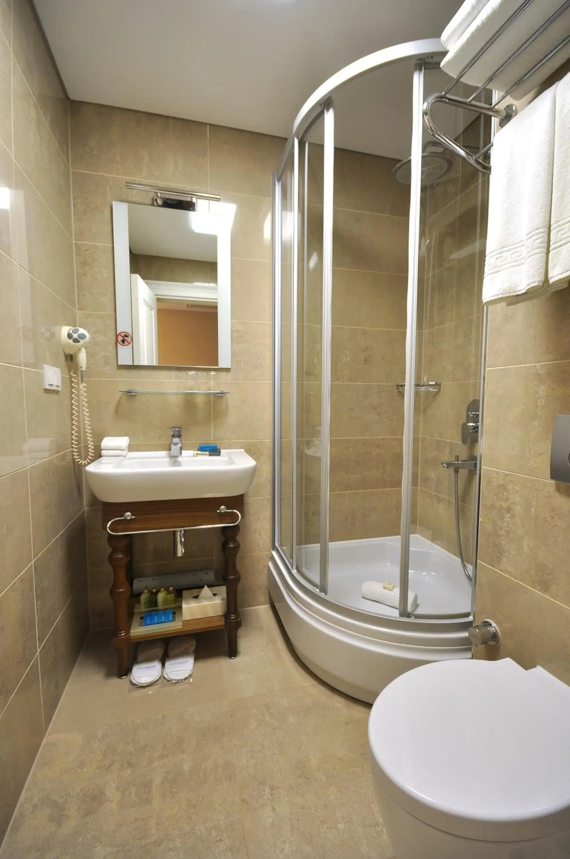 Shower, Bathroom in Neorion Hotel - Special Class