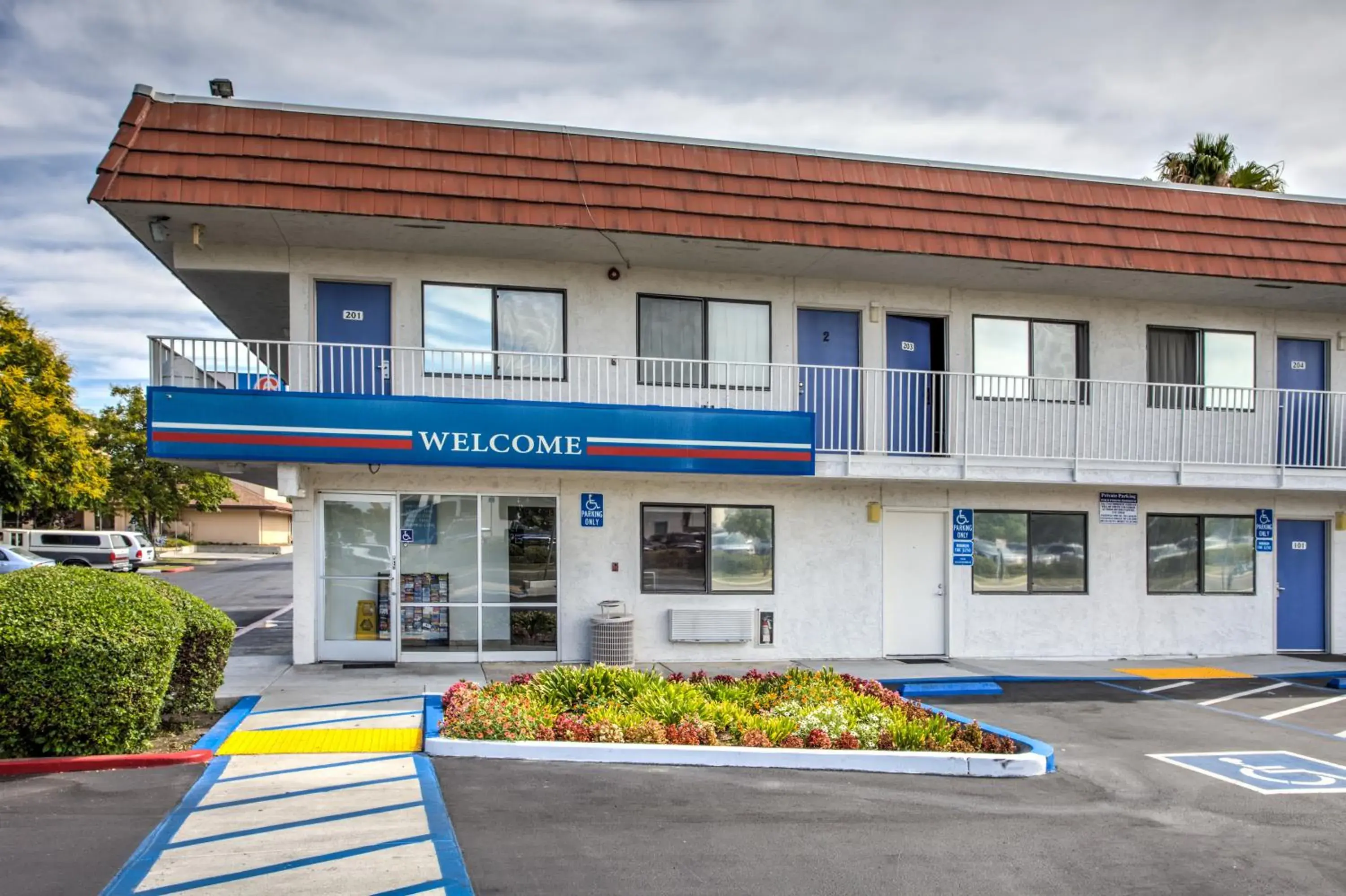 Facade/entrance, Property Building in Motel 6-Vacaville, CA