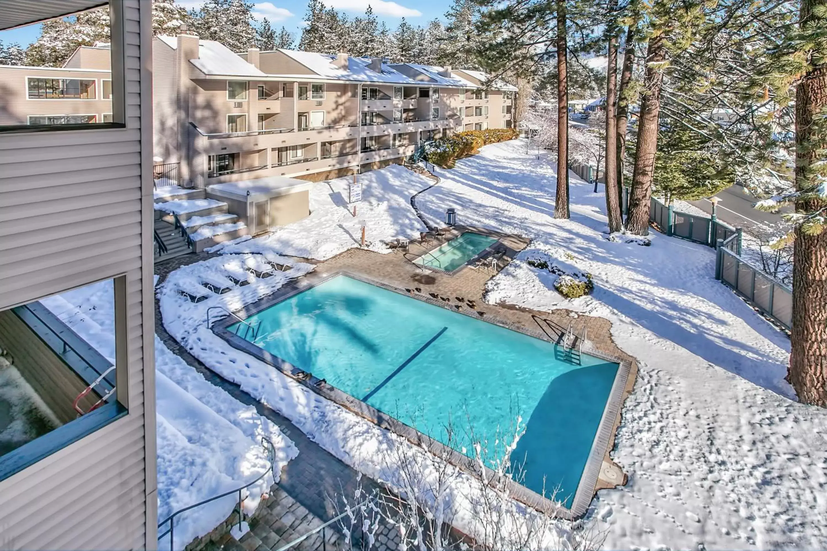 Pool View in Lakeland Village at Heavenly