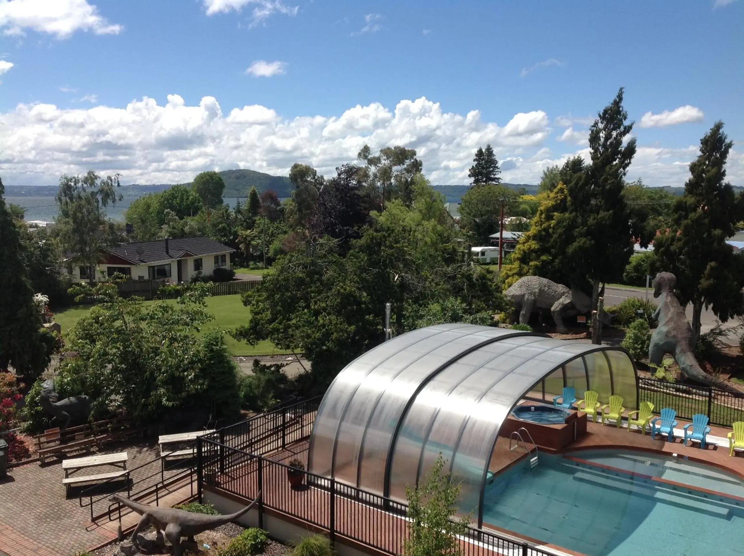 Bird's eye view, Pool View in All Seasons Holiday Park Hotel