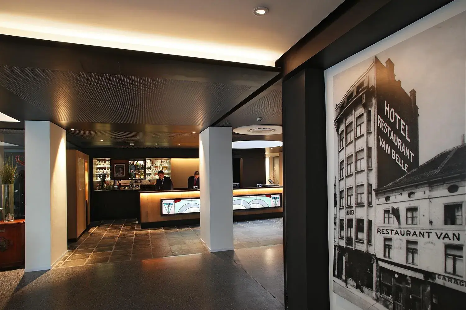 Lobby or reception in Hotel Van Belle
