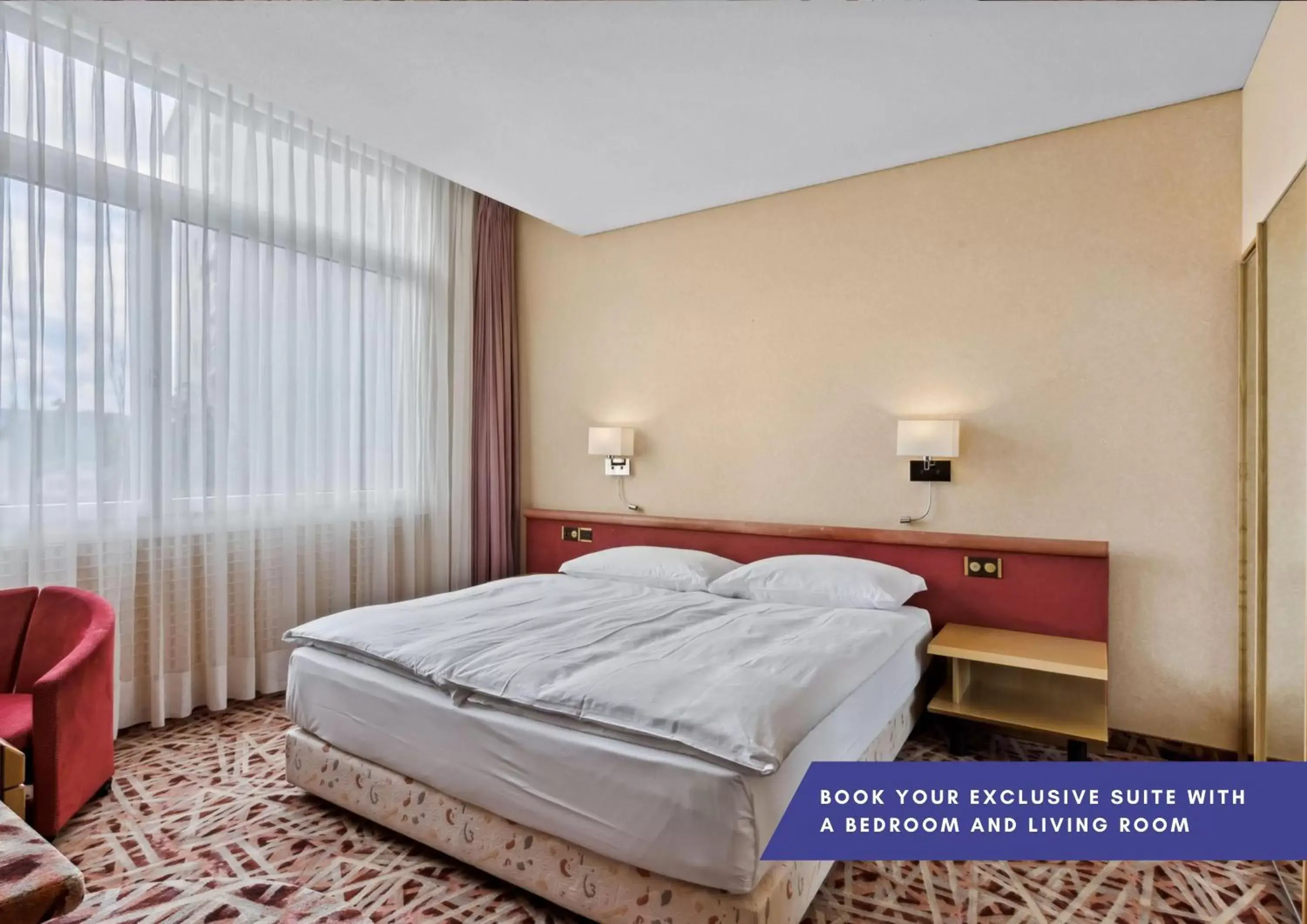 Bedroom, Bed in becozy Au Parc Self-Check In Hotel Retro Edition