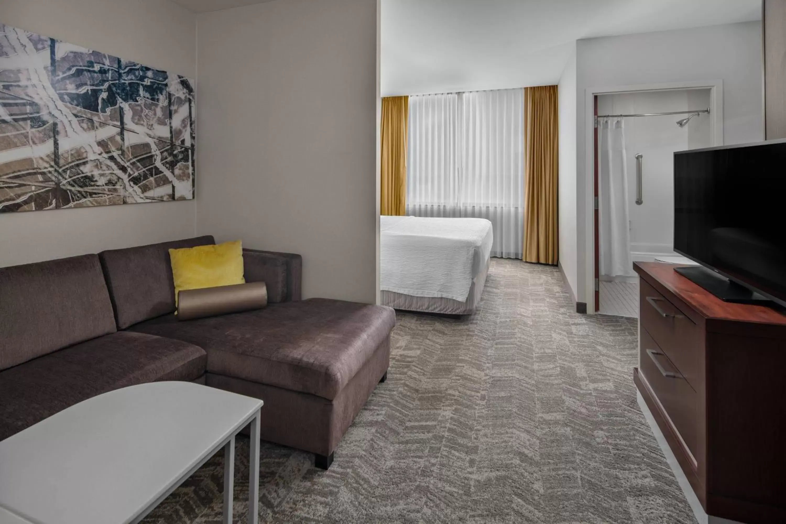 Photo of the whole room, Seating Area in SpringHill Suites by Marriott Chicago O'Hare