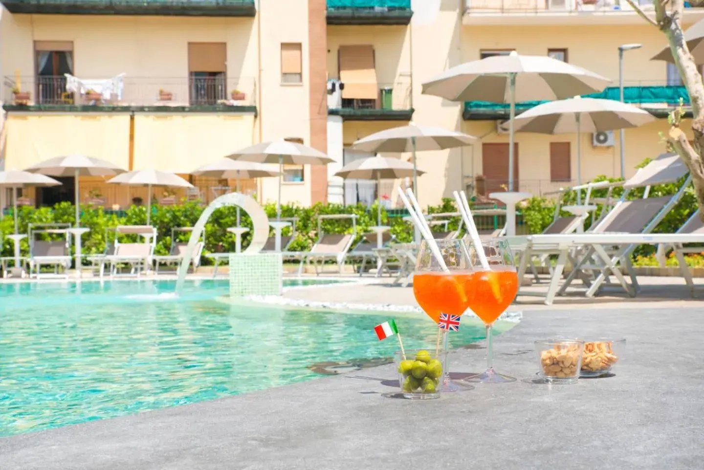 Decorative detail, Swimming Pool in Hotel Leone