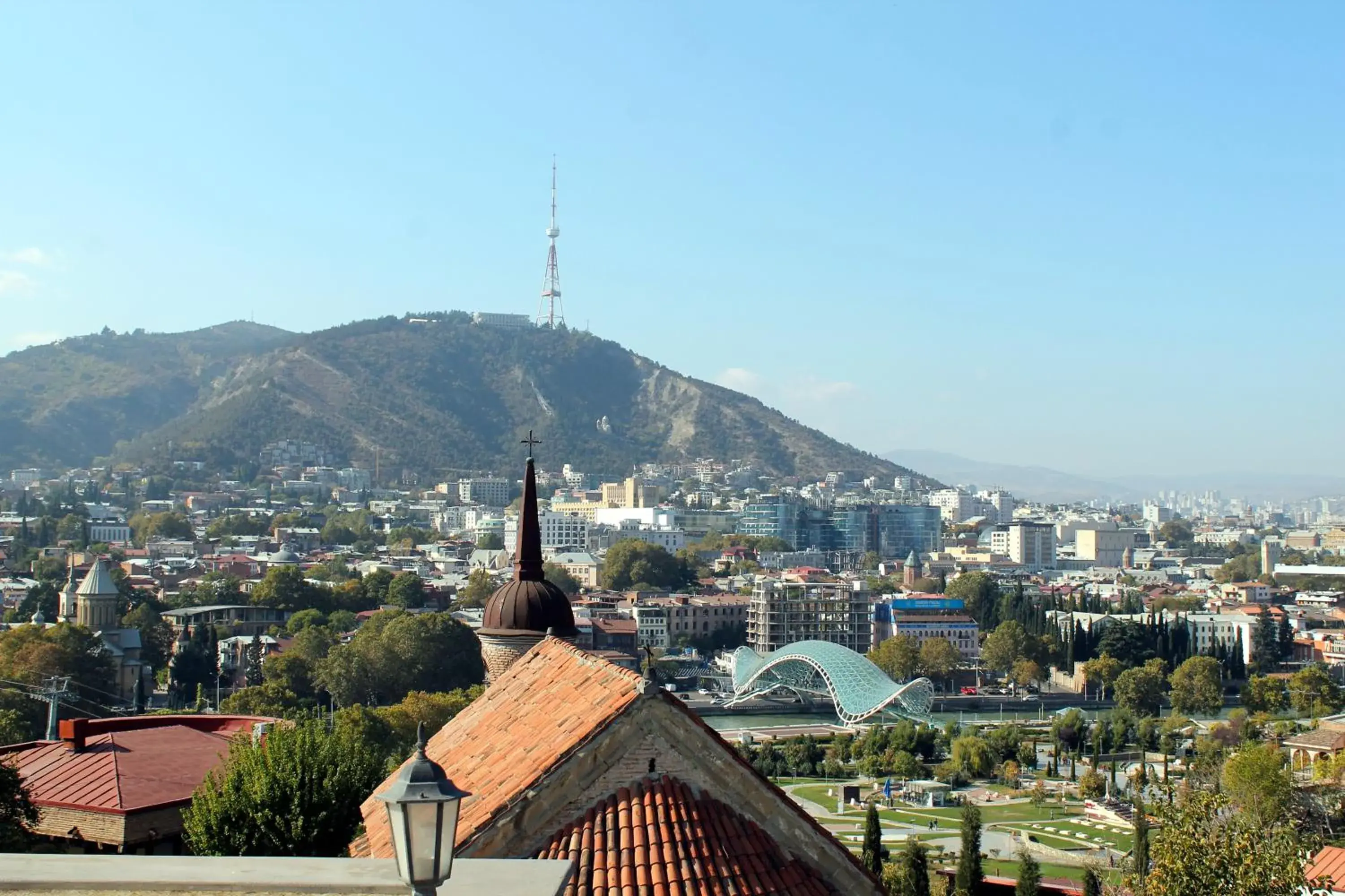 City view in Hotel New Metekhi