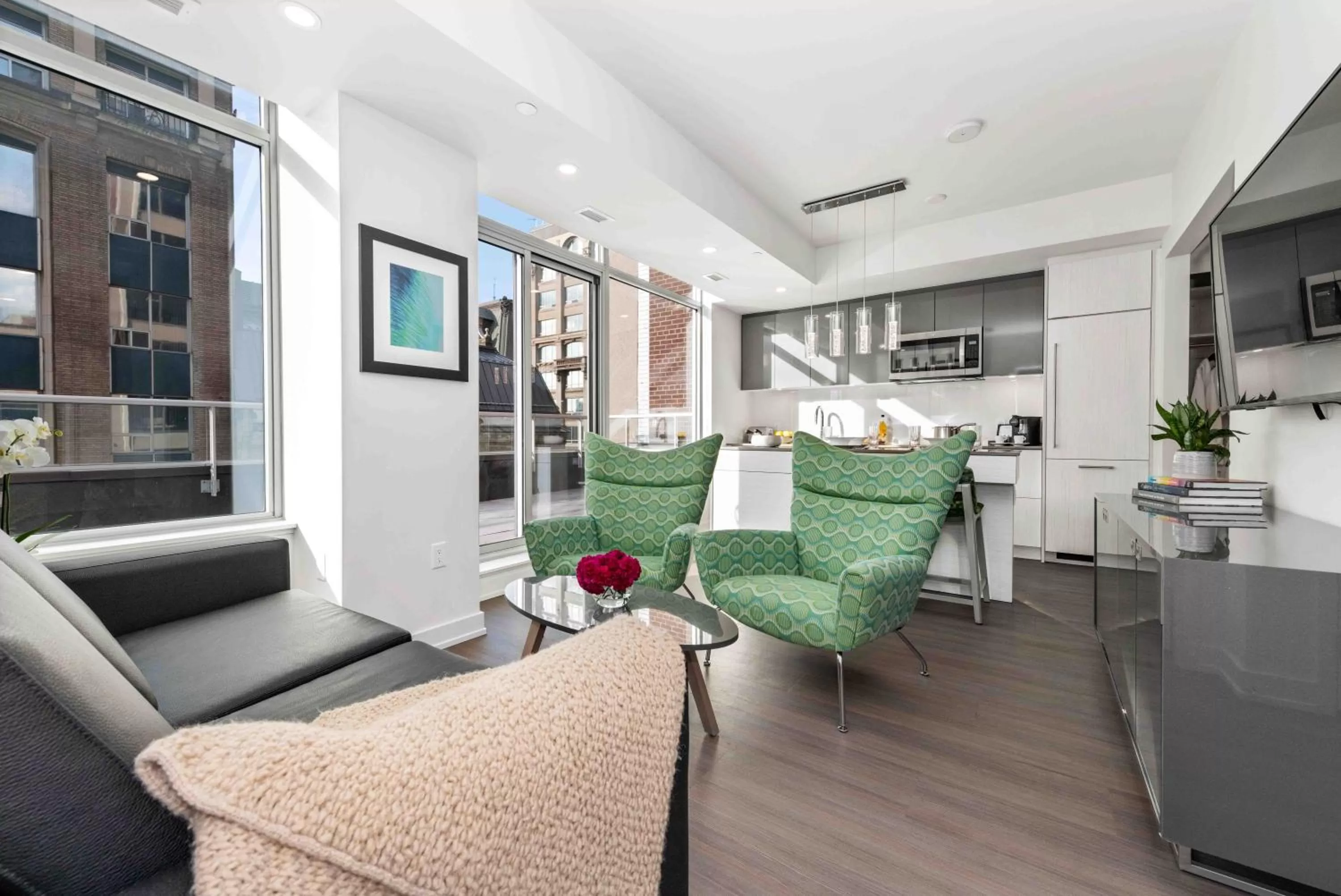 Living room in reStays Ottawa