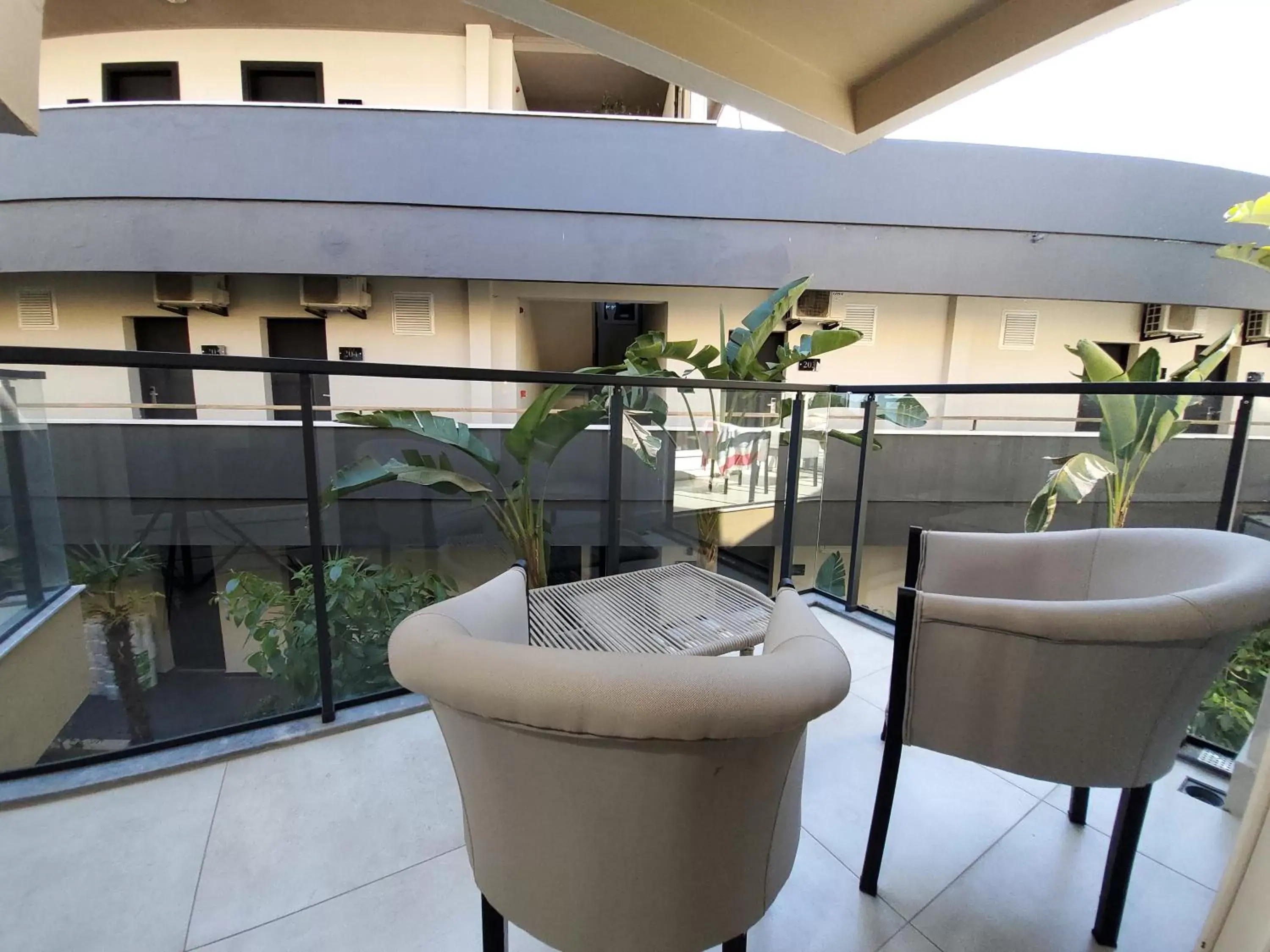 Balcony/Terrace in Sun Hotel By En Vie Beach