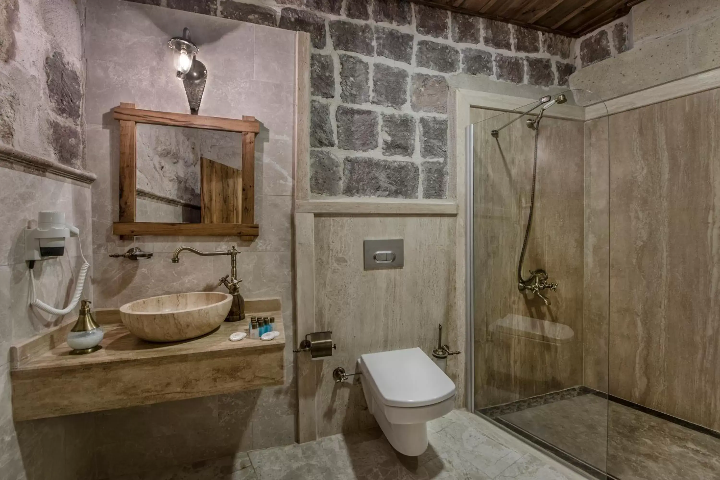 Bathroom in Aydinli Cave Hotel