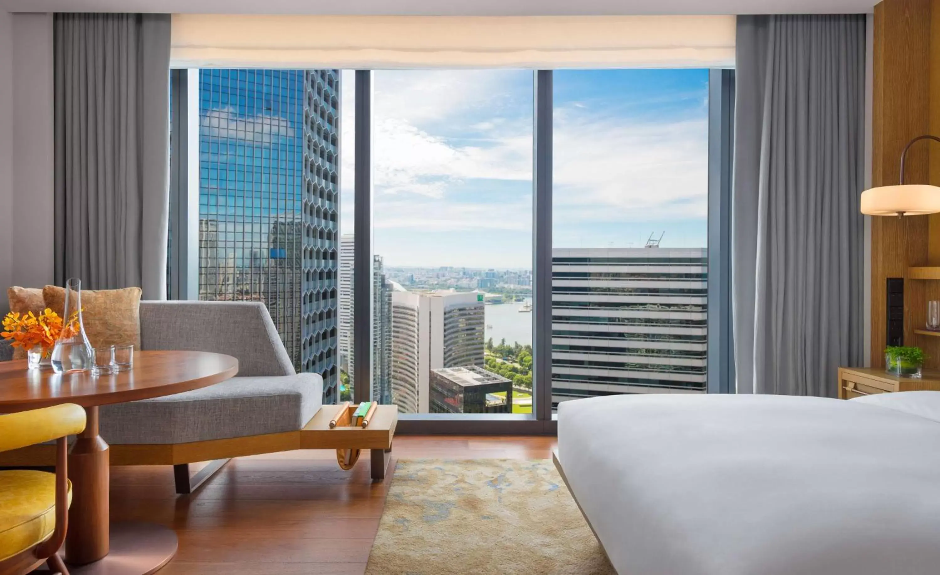 Bedroom, Seating Area in Andaz Singapore A Concept by Hyatt
