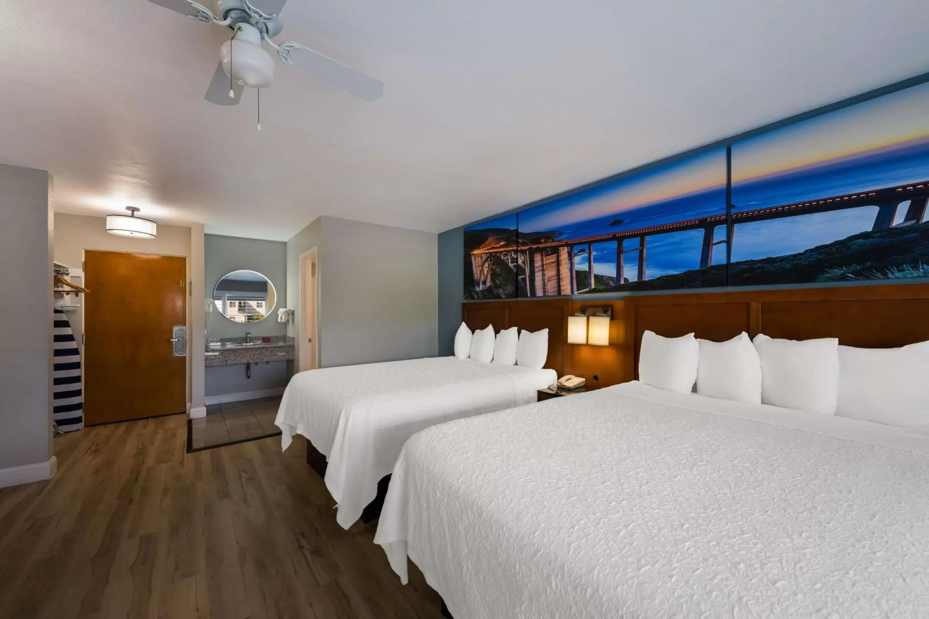 Bedroom, Bed in Pacific Coast Roadhouse - SureStay Collection by Best Western