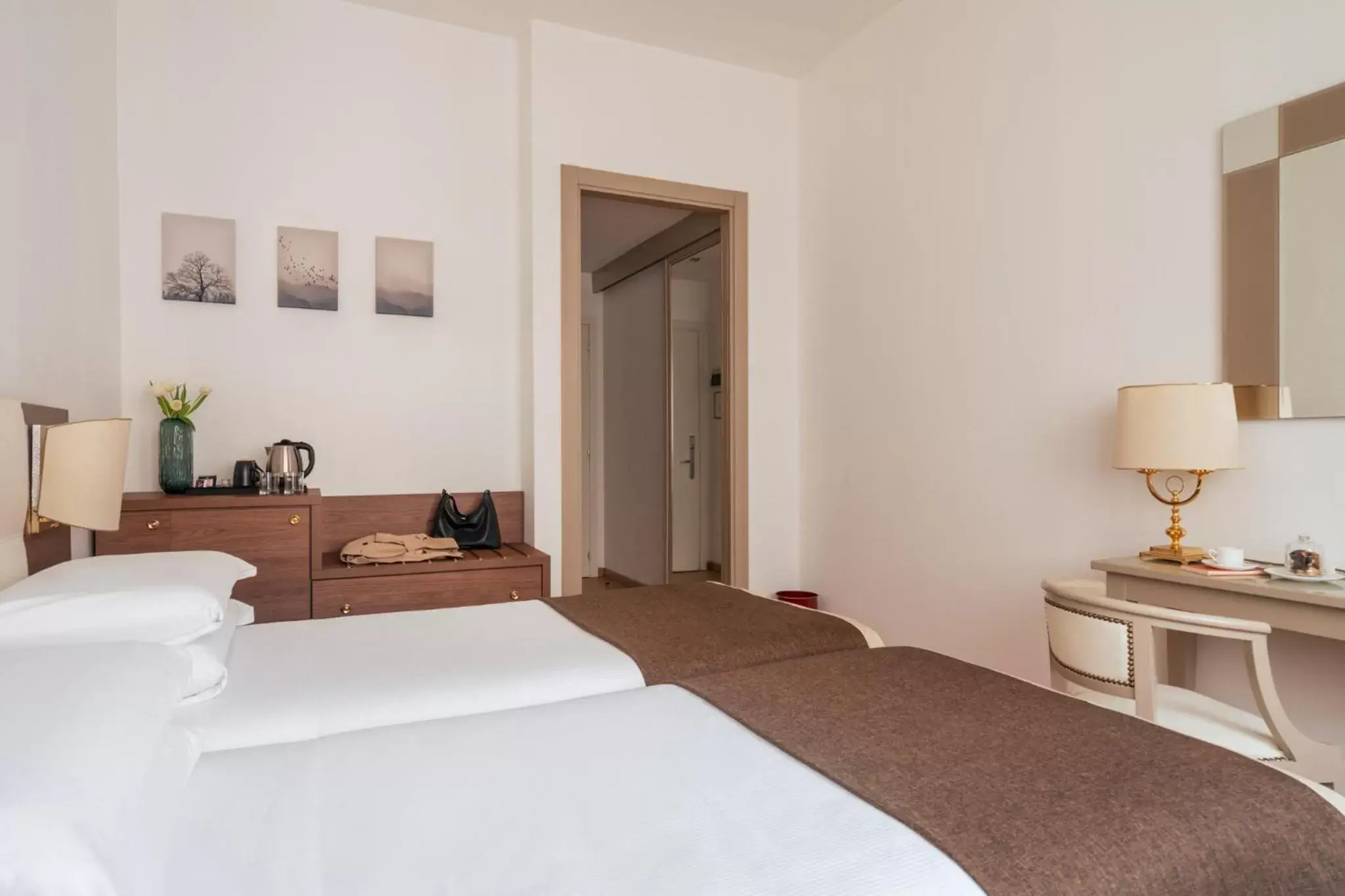 Bedroom, Bed in Palazzo Porta Romana Hotel