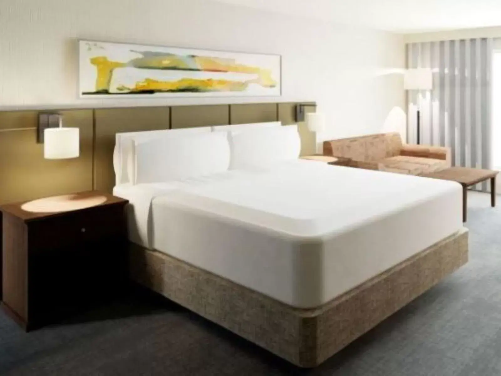 Bed in Crowne Plaza Chicago-Northbrook, an IHG Hotel