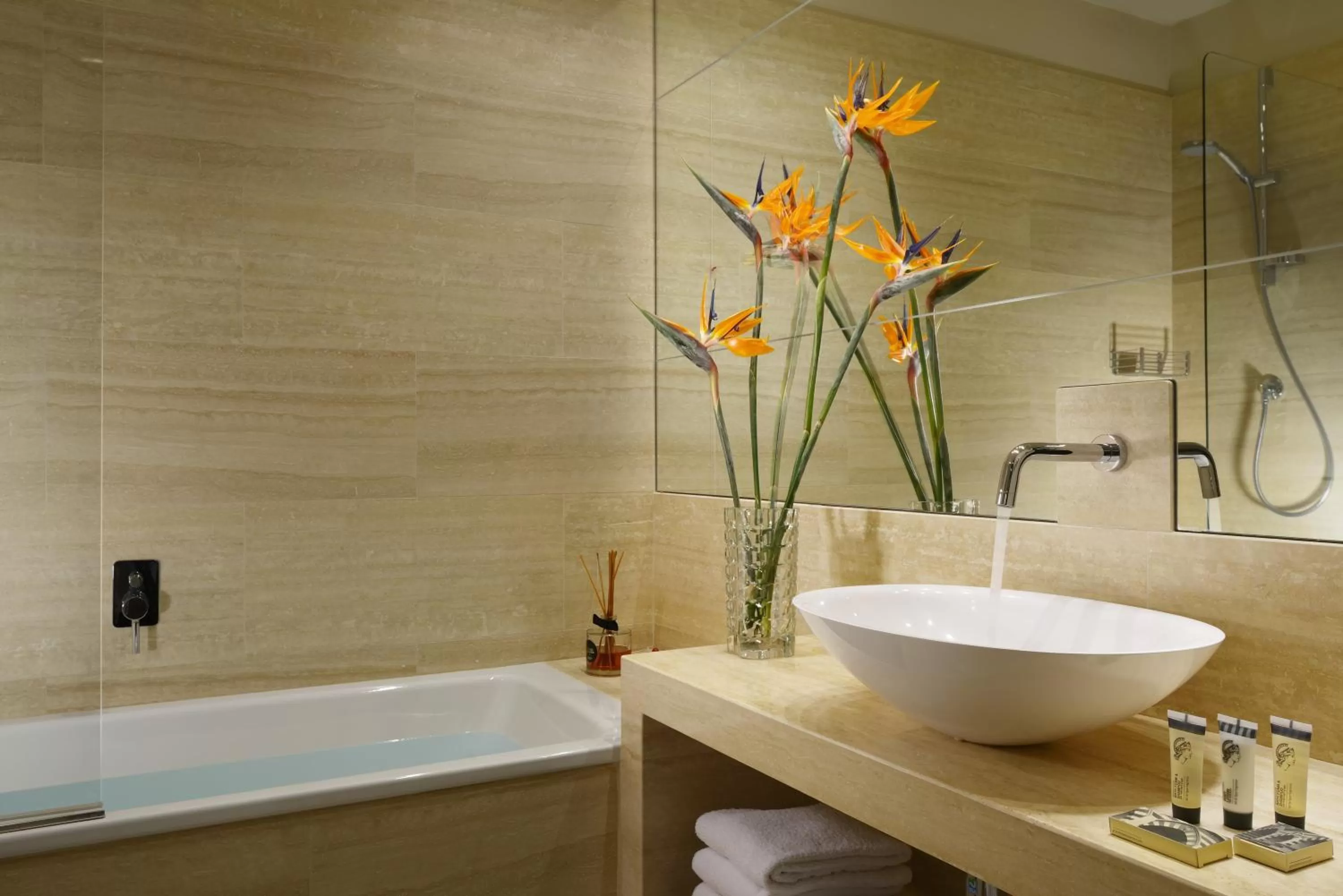 Bathroom in Grand Hotel Minerva