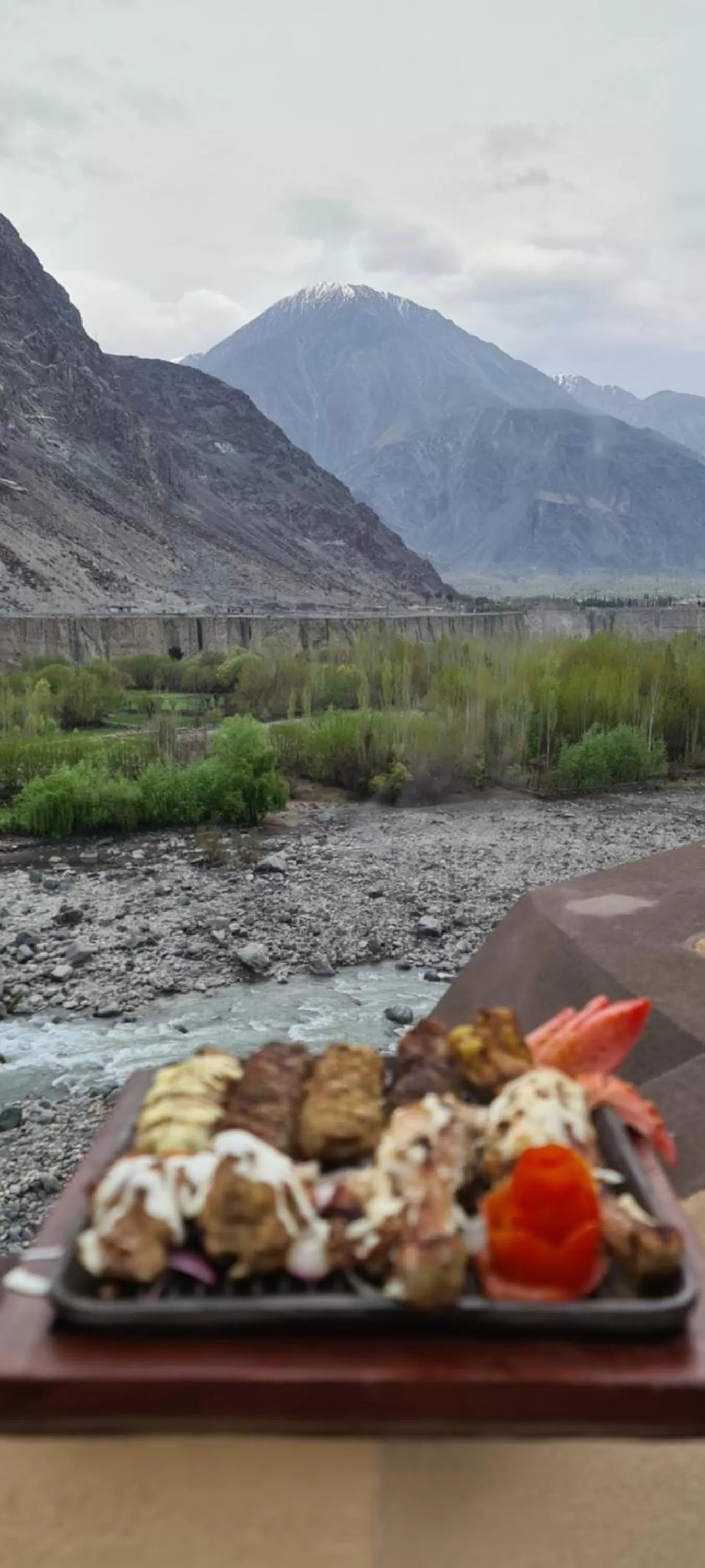 Mountain view in Indus Lodges Gilgit