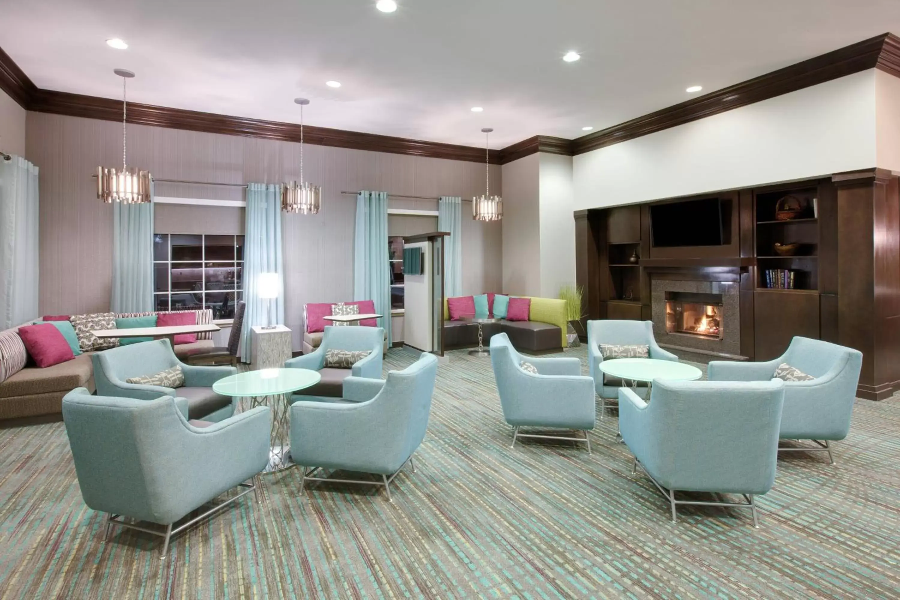 Lobby or reception, Lounge/Bar in Residence Inn Midland