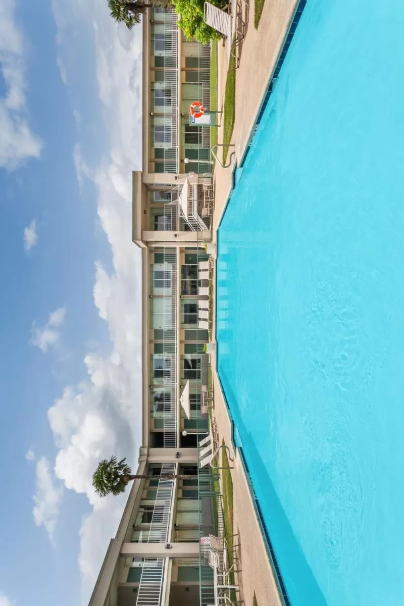 Pool view in Days Inn by Wyndham Seguin TX