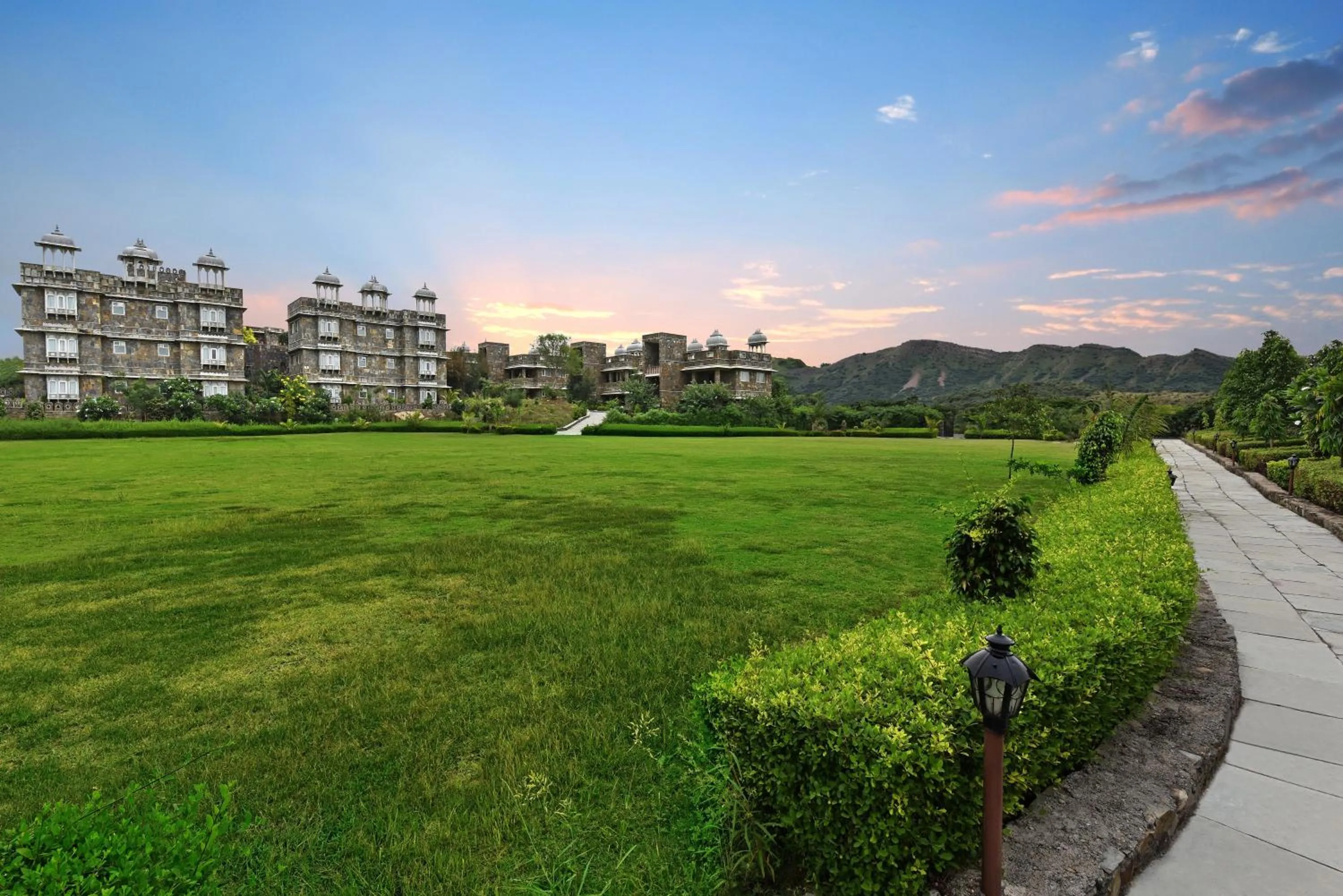 Garden view in The Amargarh