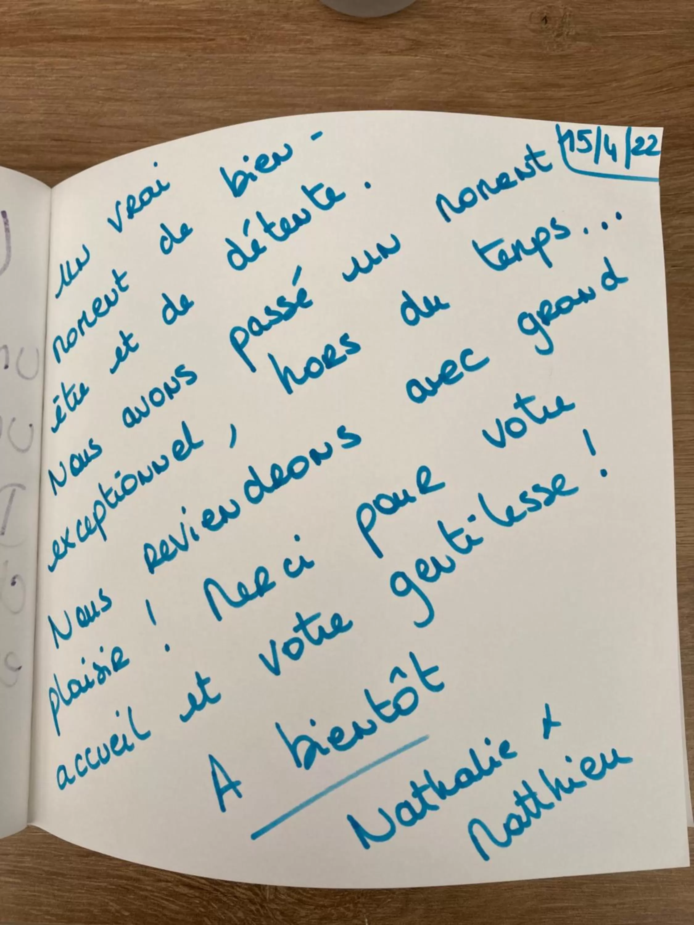 People in Le Nid d'Ange