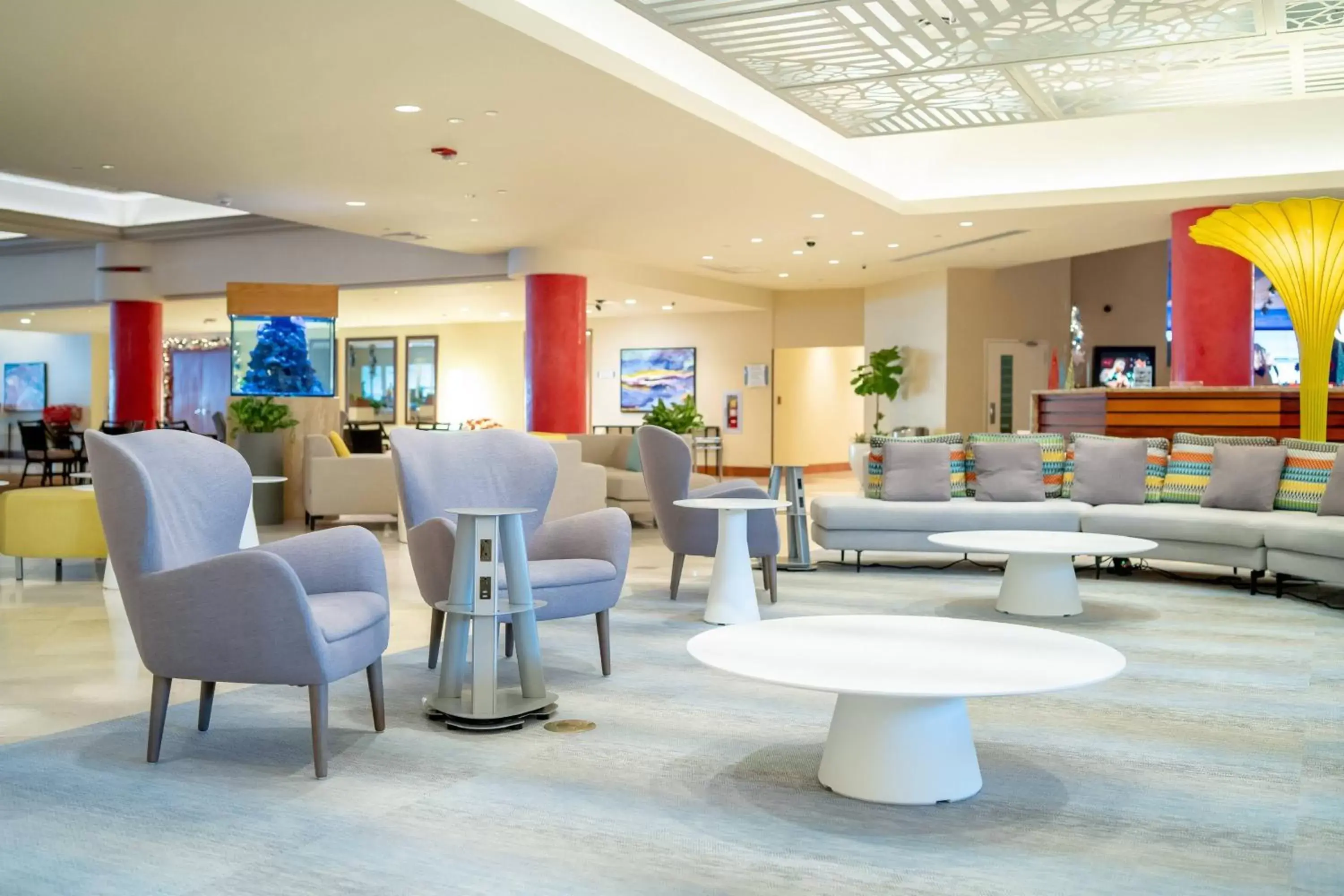 Lobby or reception in Courtyard by Marriott Isla Verde Beach Resort
